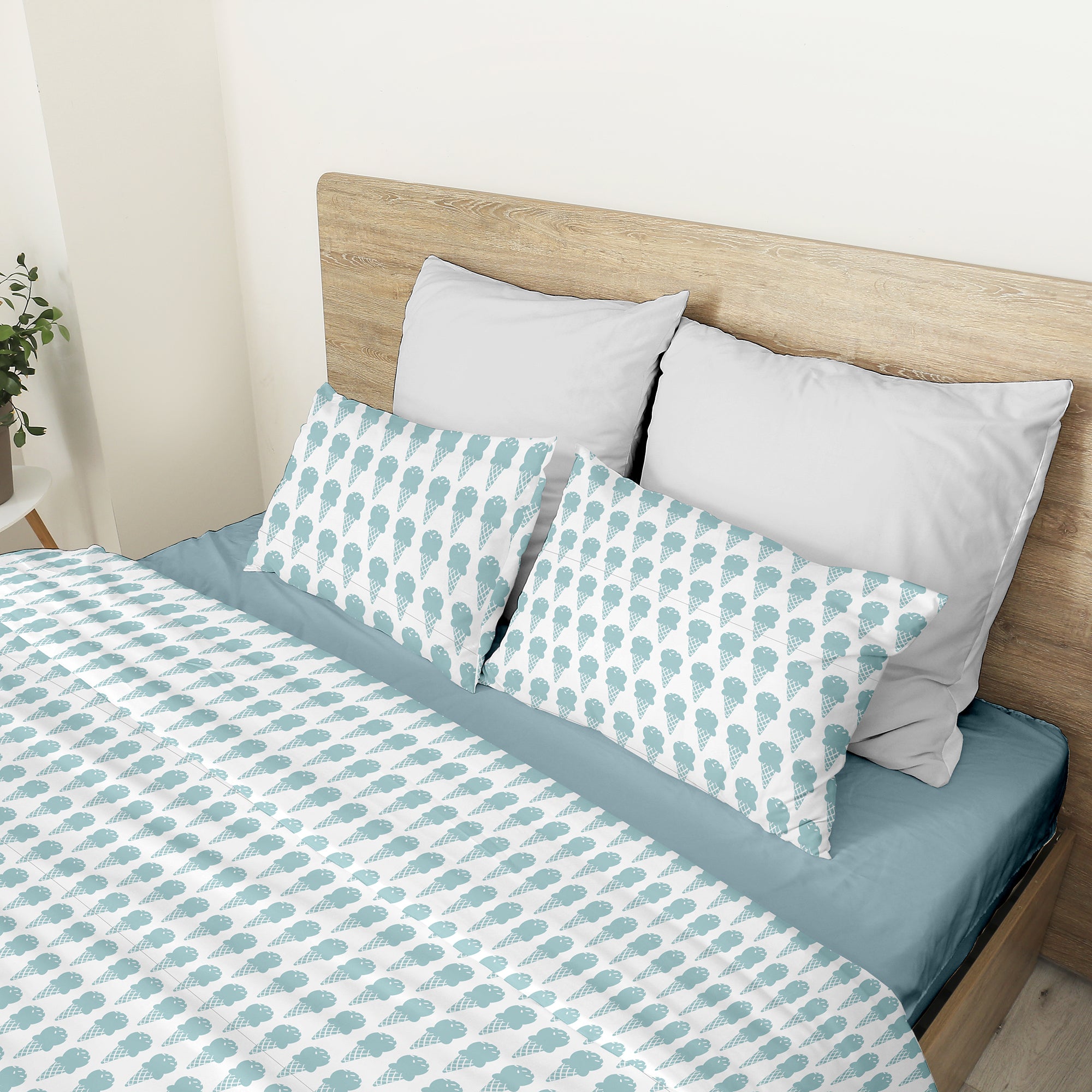 Completo Letto Matrimoniale in Cotone Collezione Candy Dreams