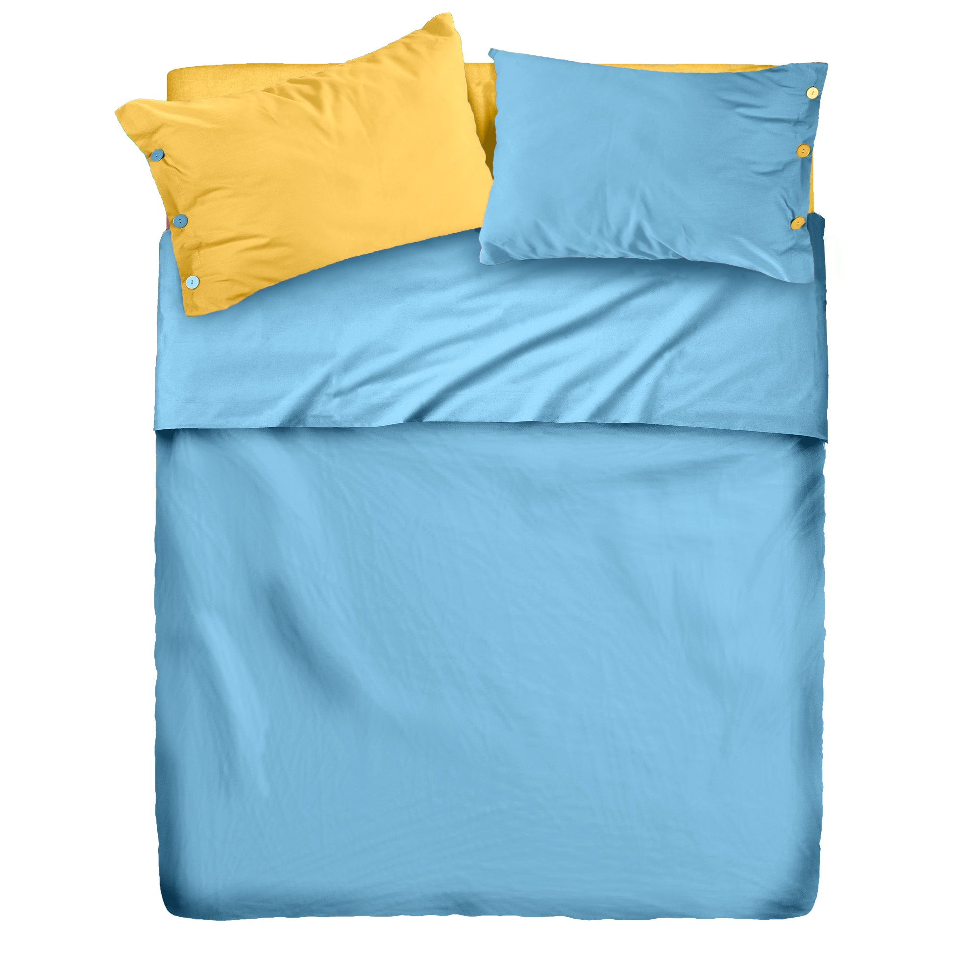 Completo Letto Matrimoniale in Cotone Collezione Good Vibes