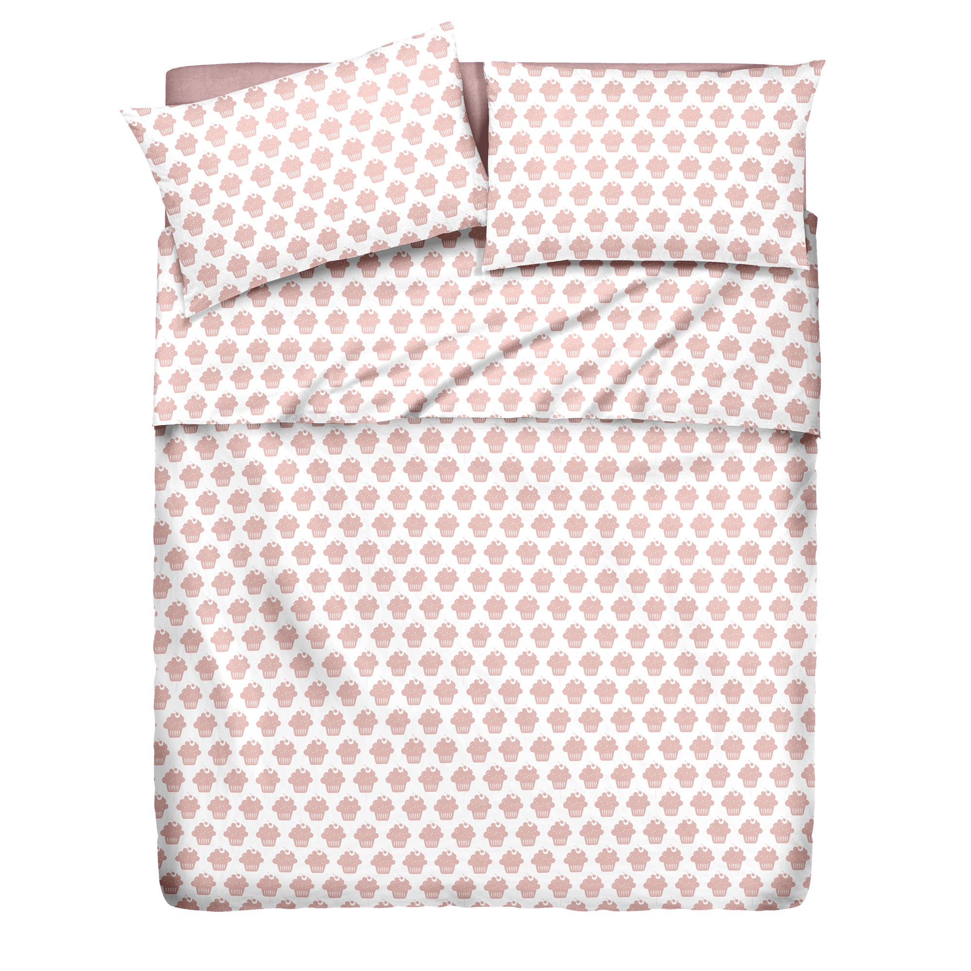Completo Letto Matrimoniale in Cotone Collezione Candy Dreams