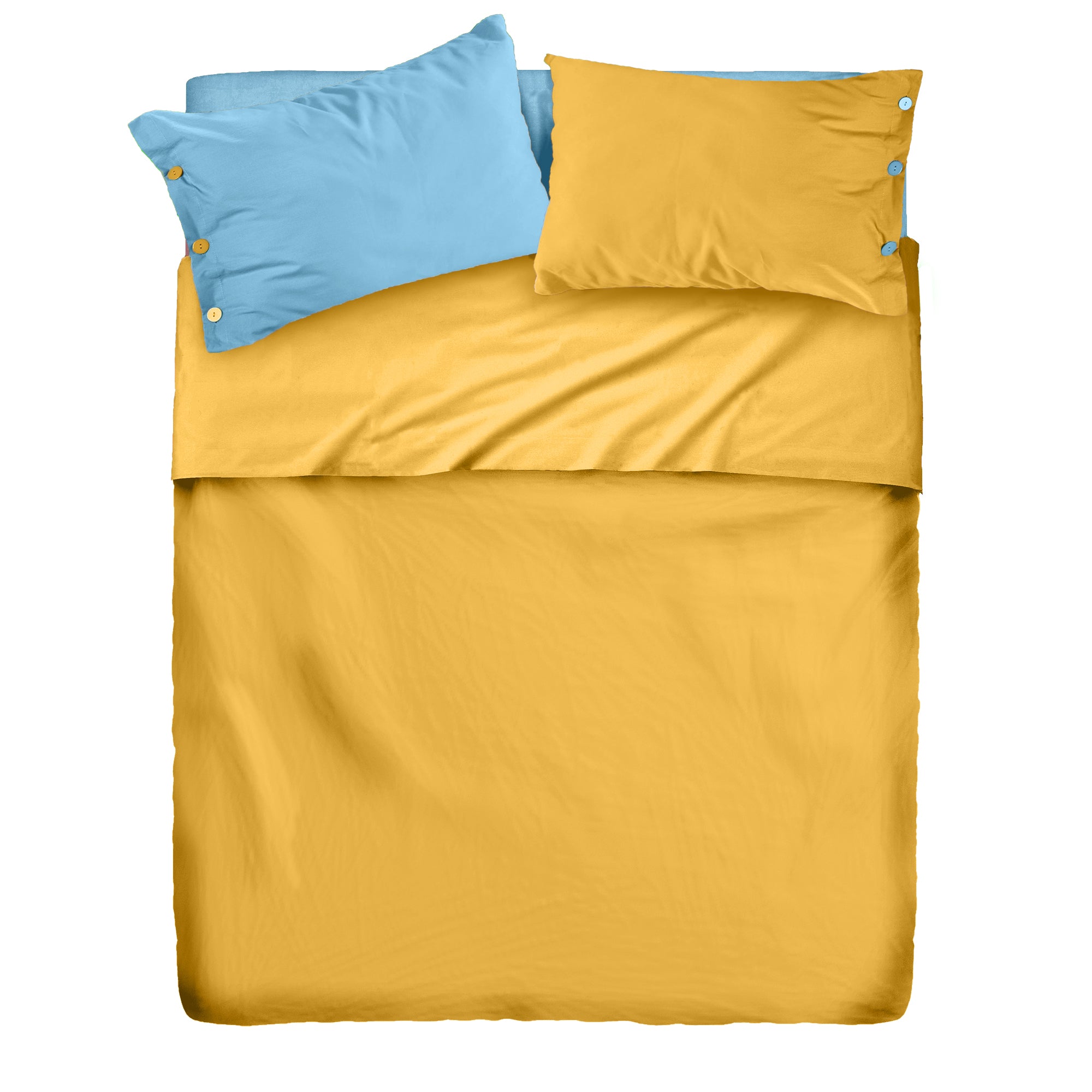 Completo Letto Matrimoniale in Cotone Collezione Good Vibes
