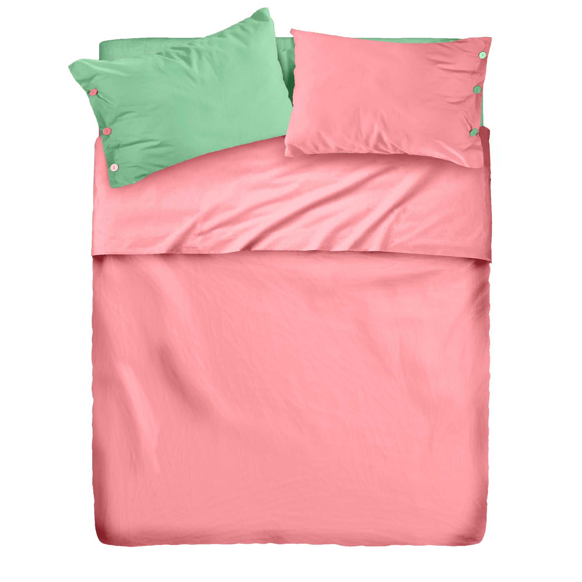 Completo Letto Matrimoniale in Cotone Collezione Good Vibes