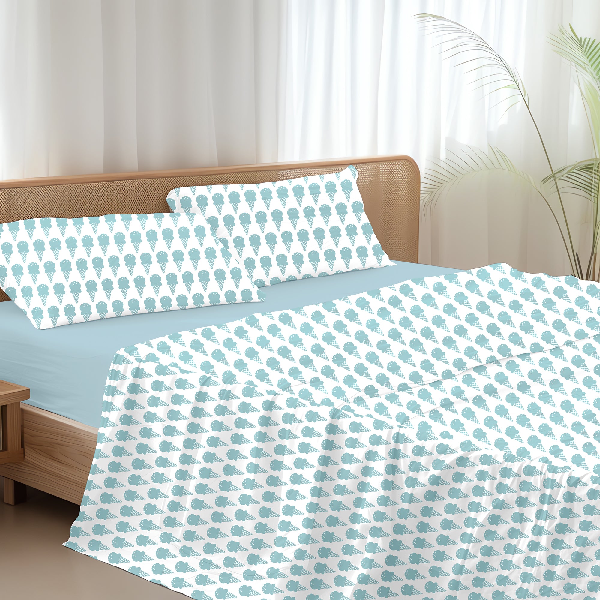 Completo Letto Matrimoniale in Cotone Collezione Candy Dreams