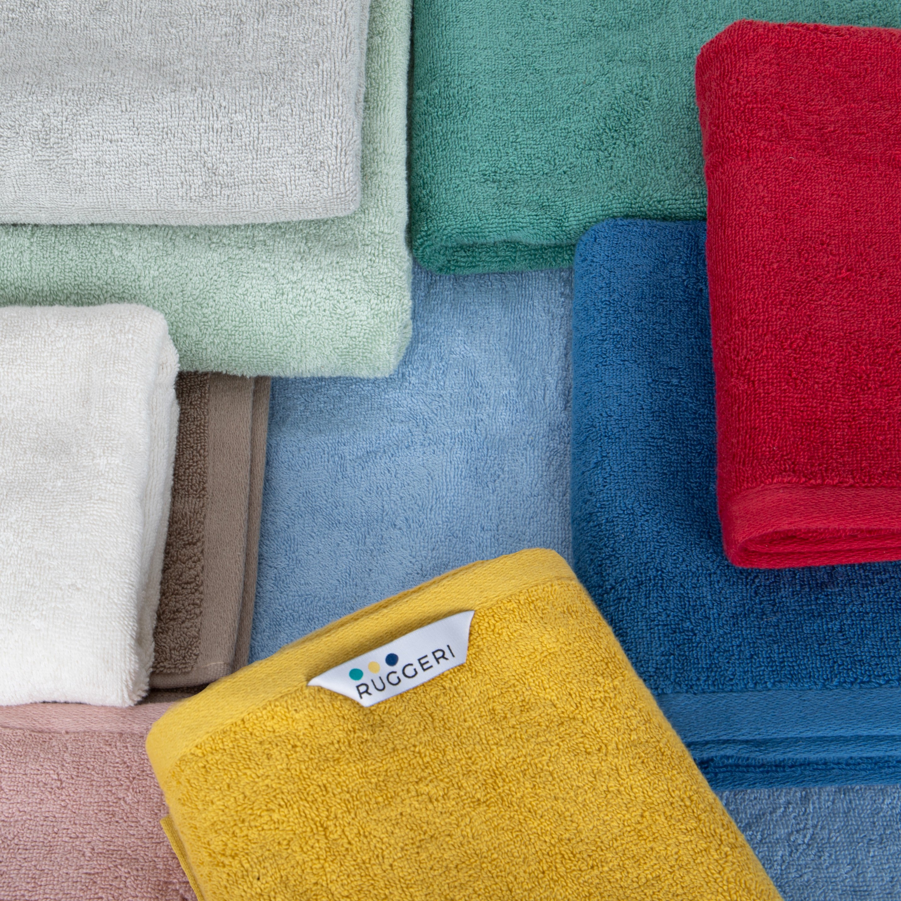 Set 3 Asciugamani Bagno in Cotone Collezione Let's Color! by Ruggeri