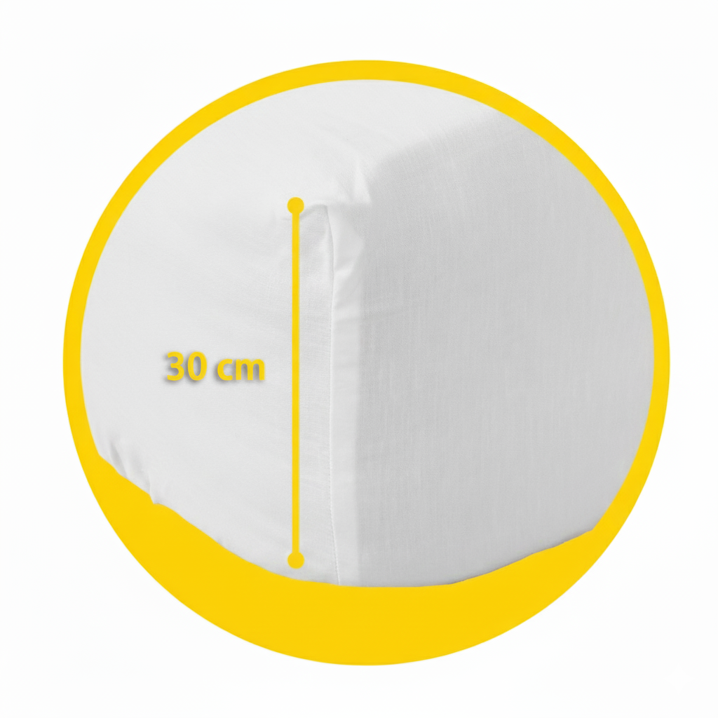 Lenzuolo Sotto con angoli in Percalle di Puro Cotone Collezione Lecti by Gilania