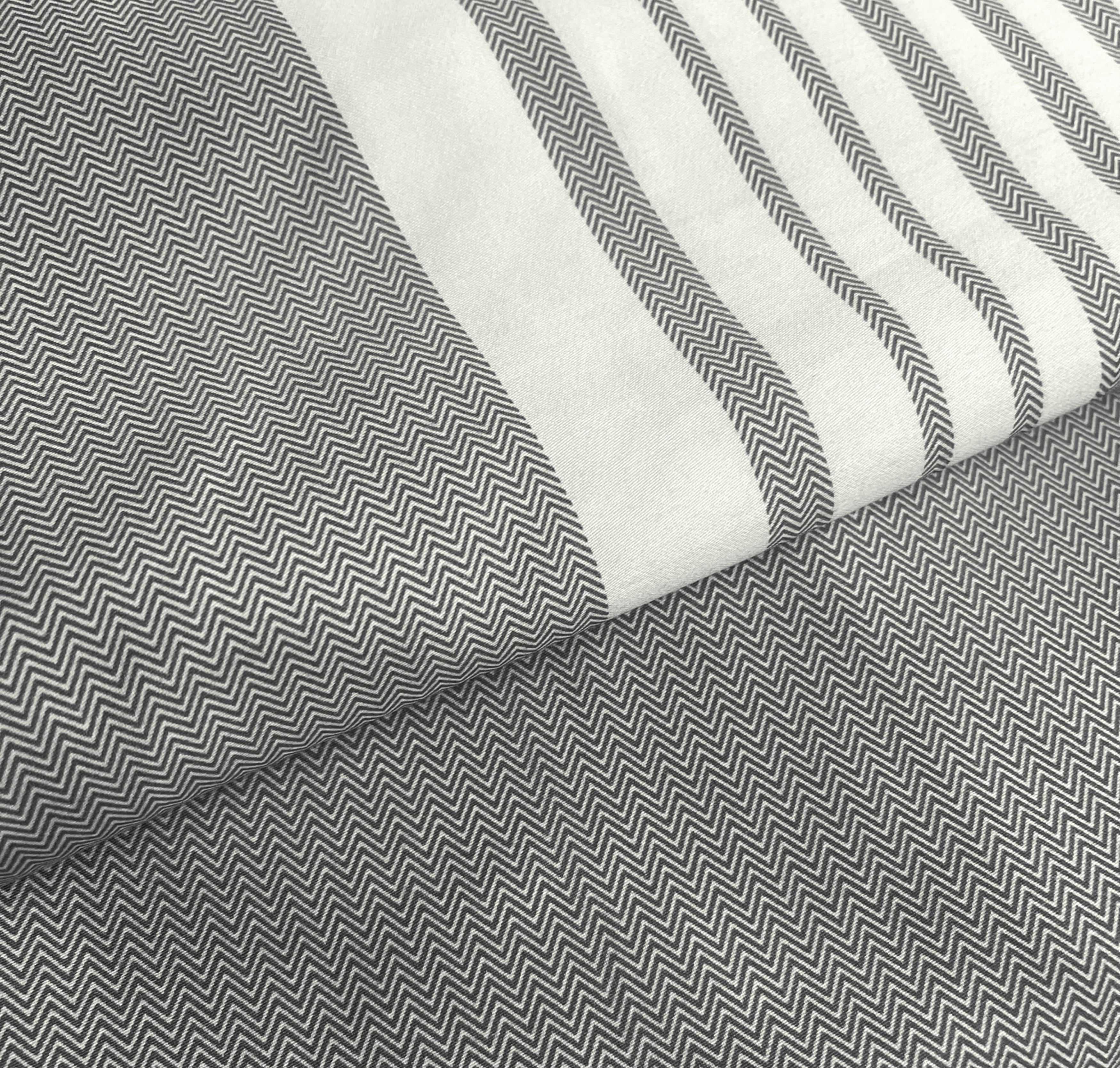 Completo Letto Matrimoniale Chevron La Belle Maison - Immagine 4