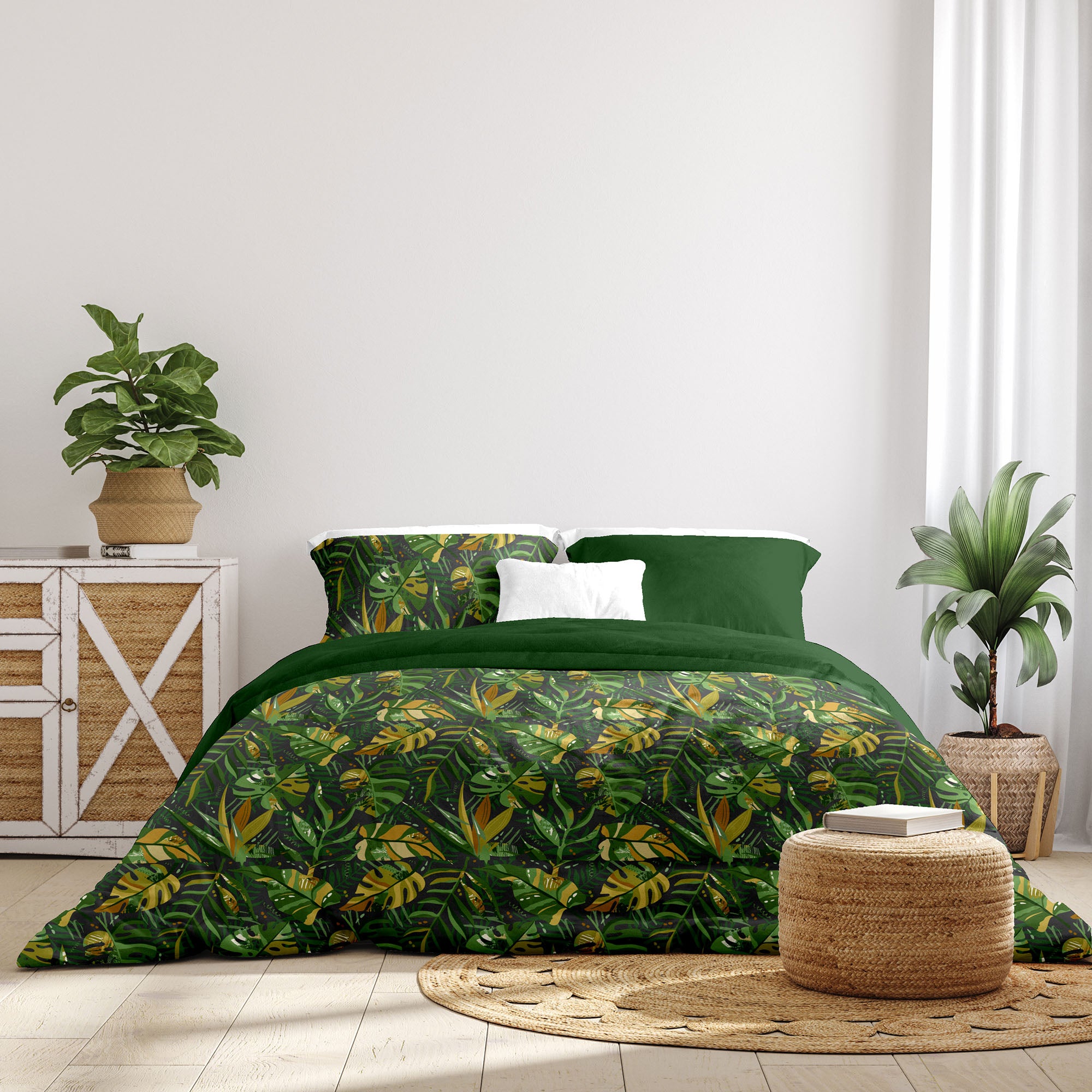 Parure Copripiumino Matrimoniale - 100% Morbida Flanella di Alta Qualità