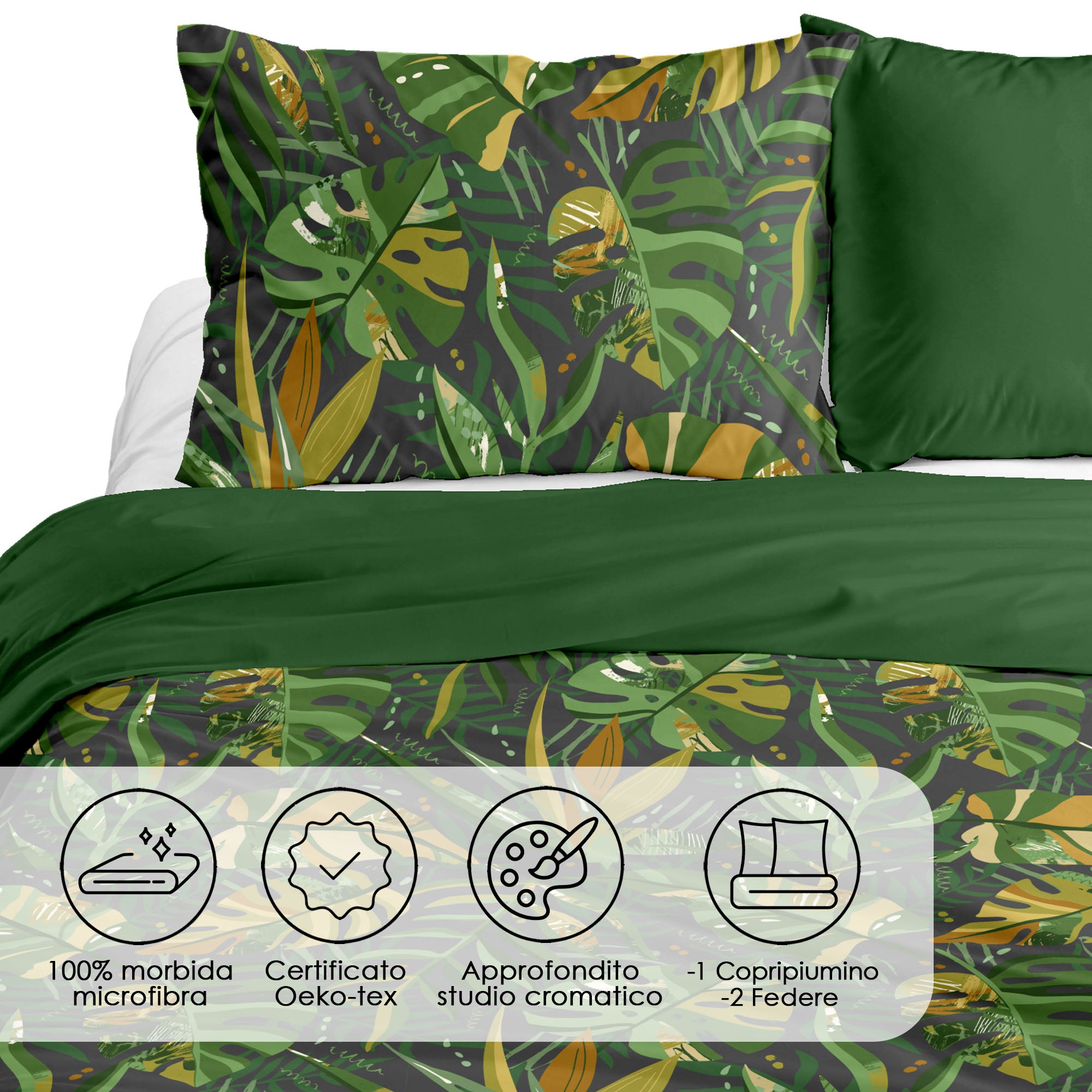 Parure Copripiumino Matrimoniale - 100% Morbida Flanella di Alta Qualità