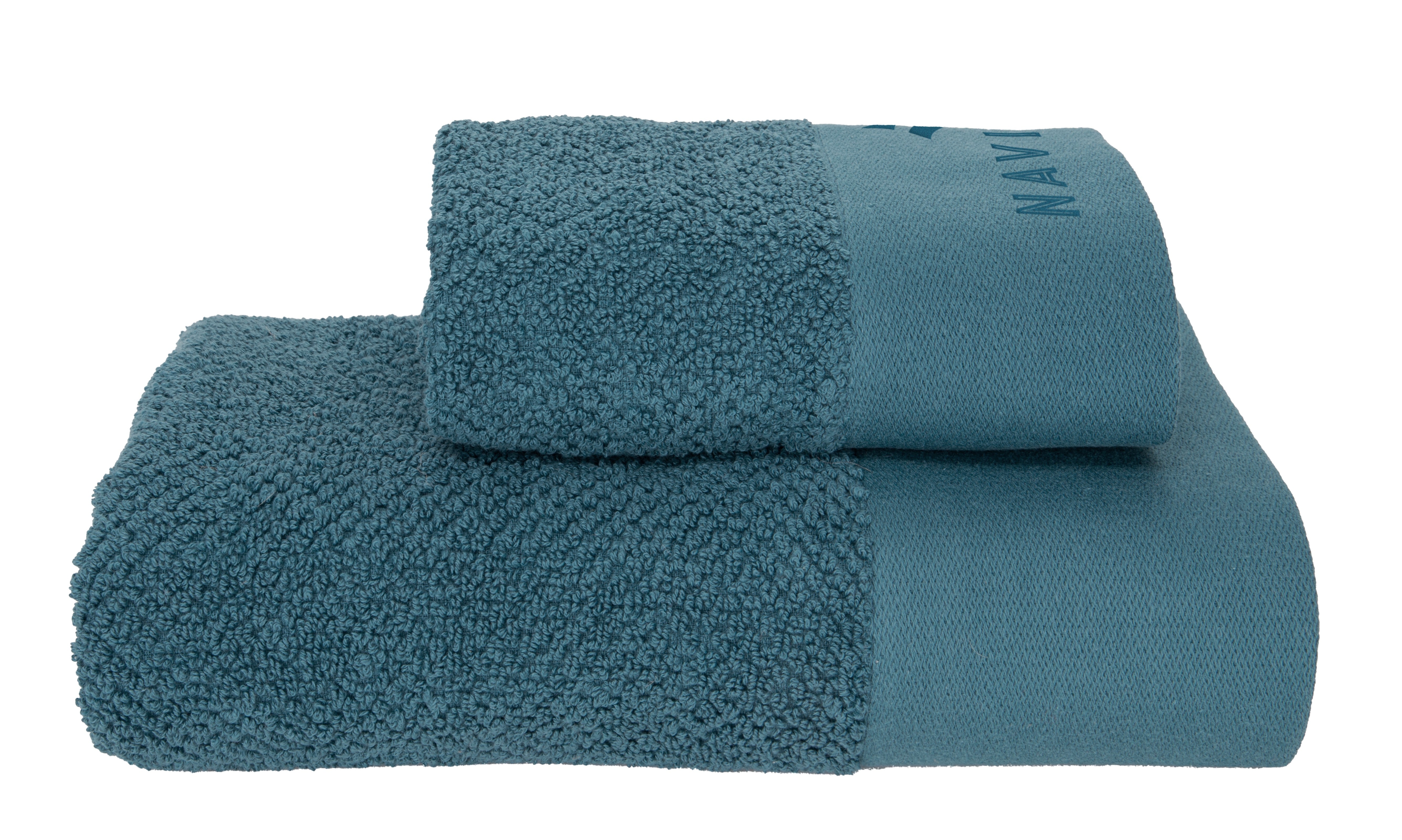 Coppia Spugna 1 pz Viso + 1 pz Ospite 100% Cotone Jacquard by Navigare