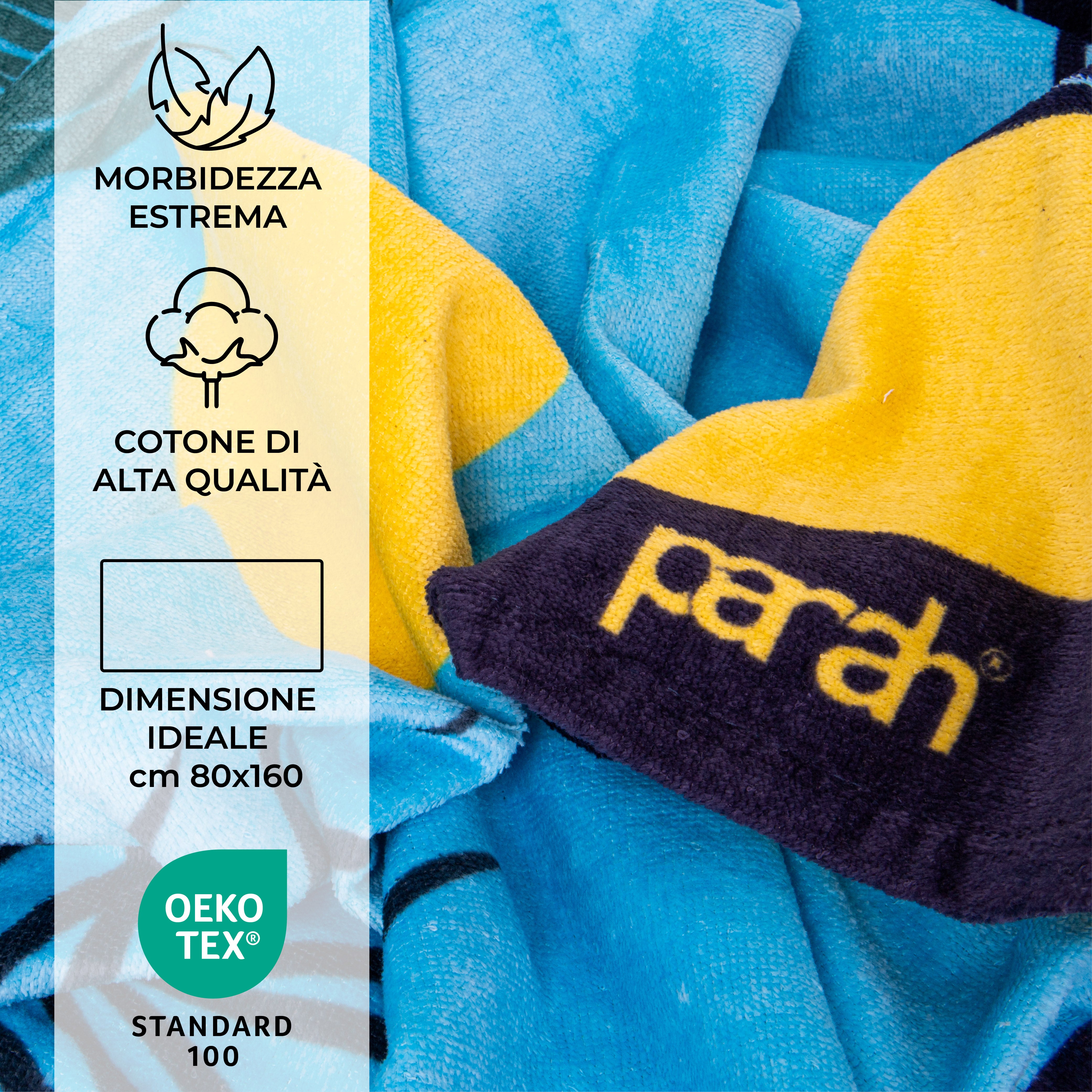 Telo Mare Stampato 100% Cotone Extra Morbido by Parah