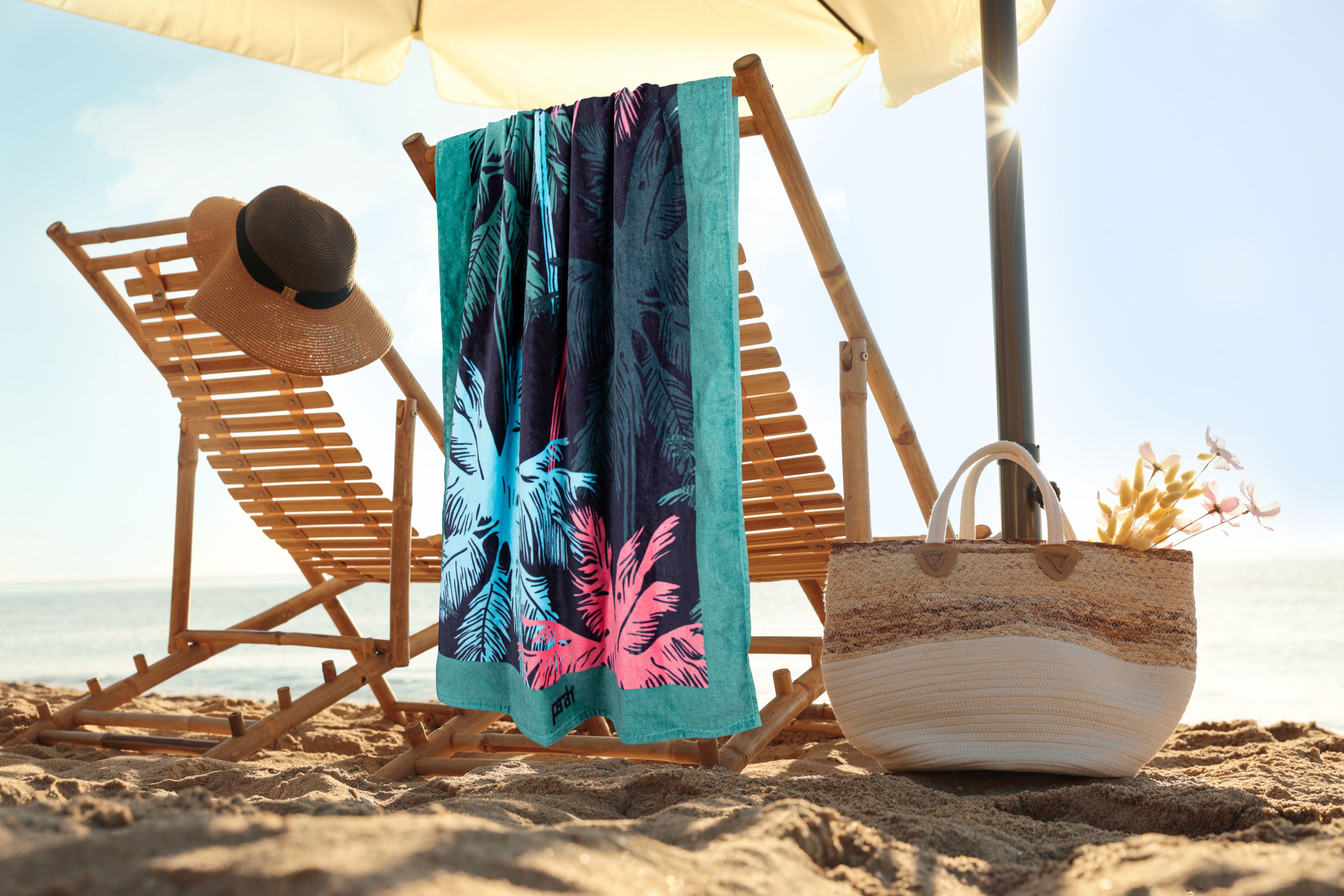 Telo Mare Stampato 100% Cotone Extra Morbido by Parah