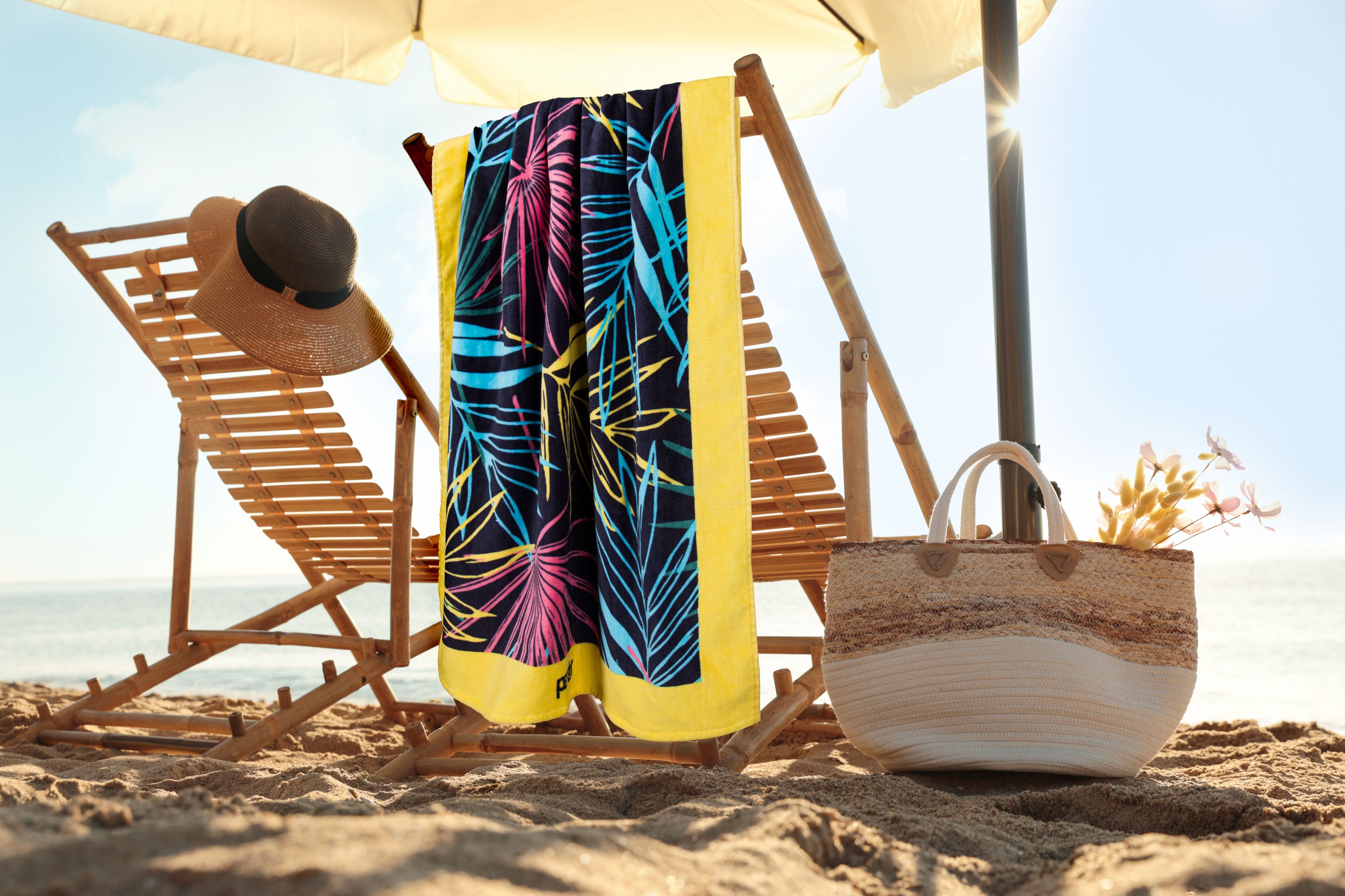 Telo Mare Stampato 100% Cotone Extra Morbido by Parah