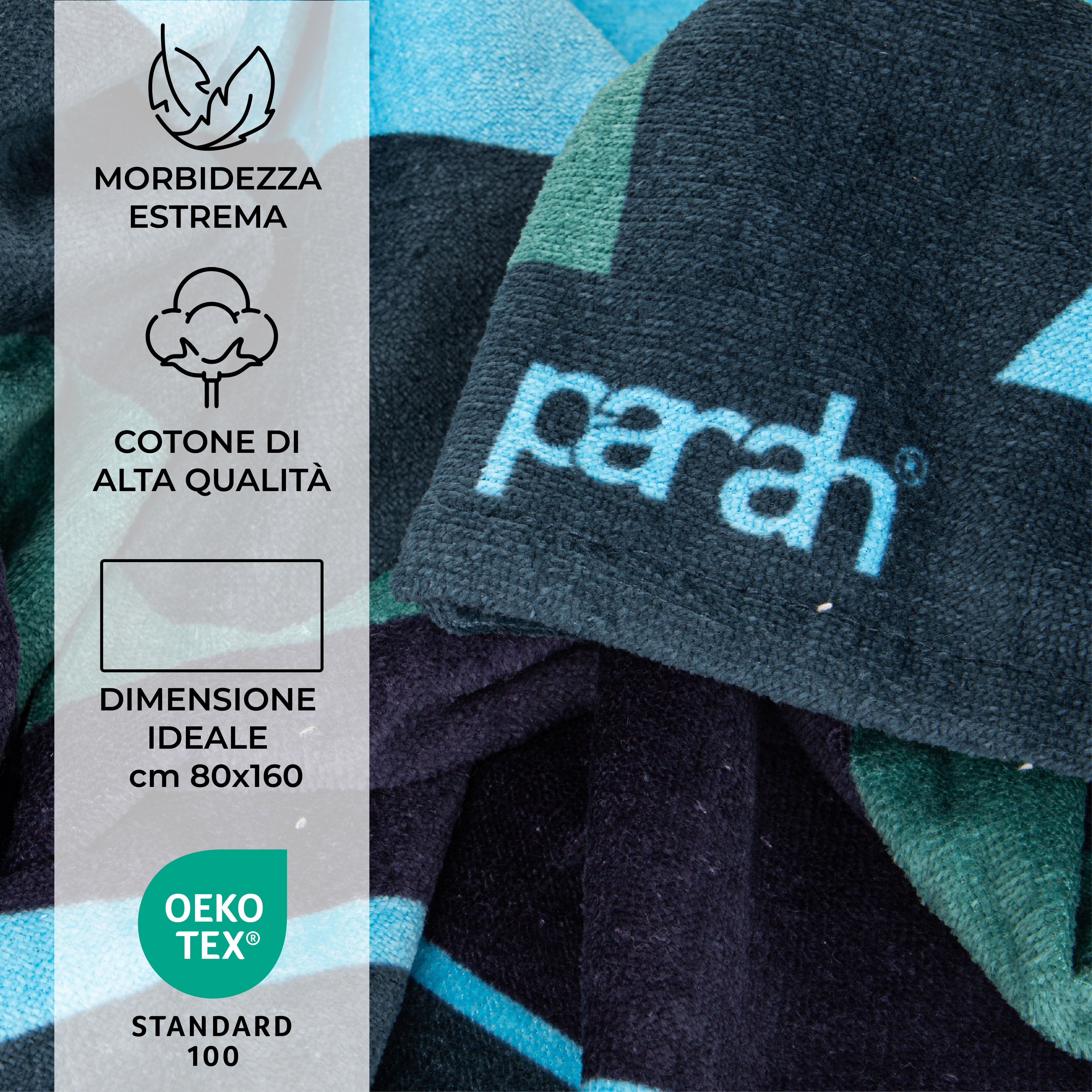 Telo Mare Stampato 100% Cotone Extra Morbido by Parah