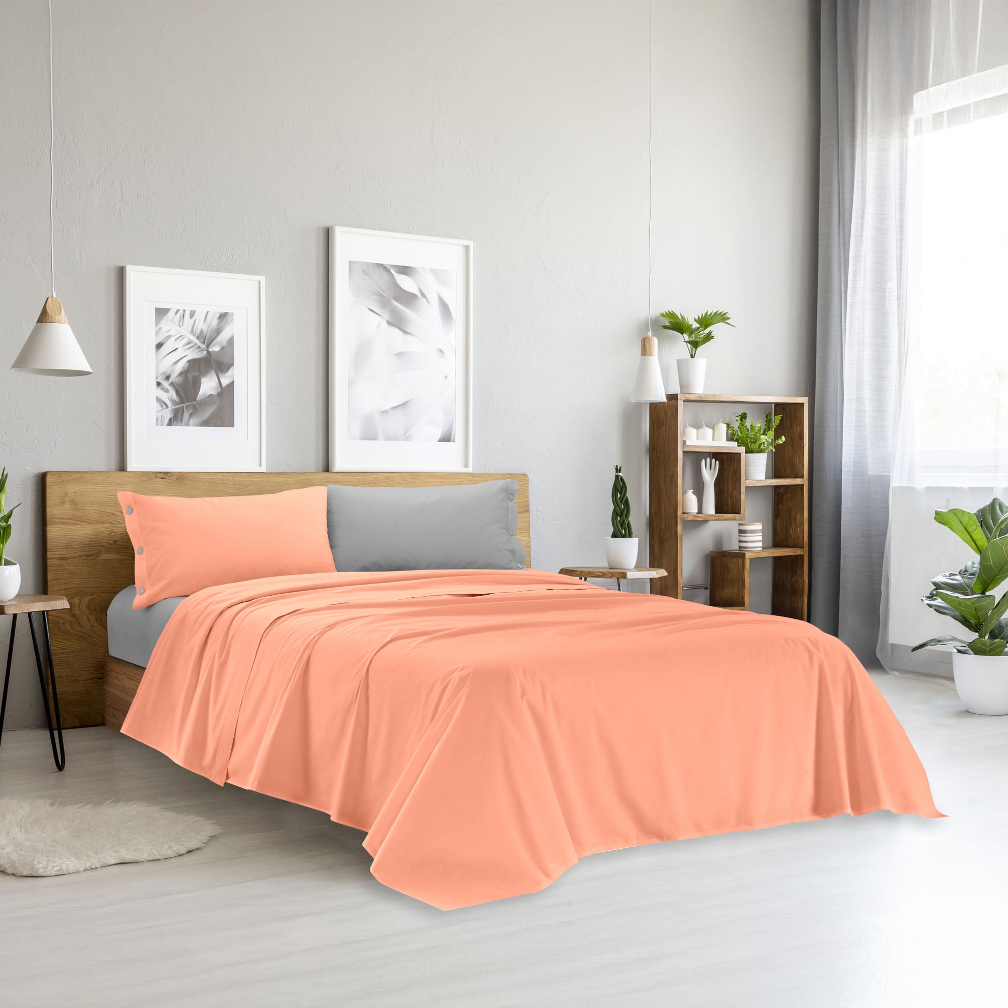 Completo Letto Matrimoniale in Cotone Collezione Good Vibes