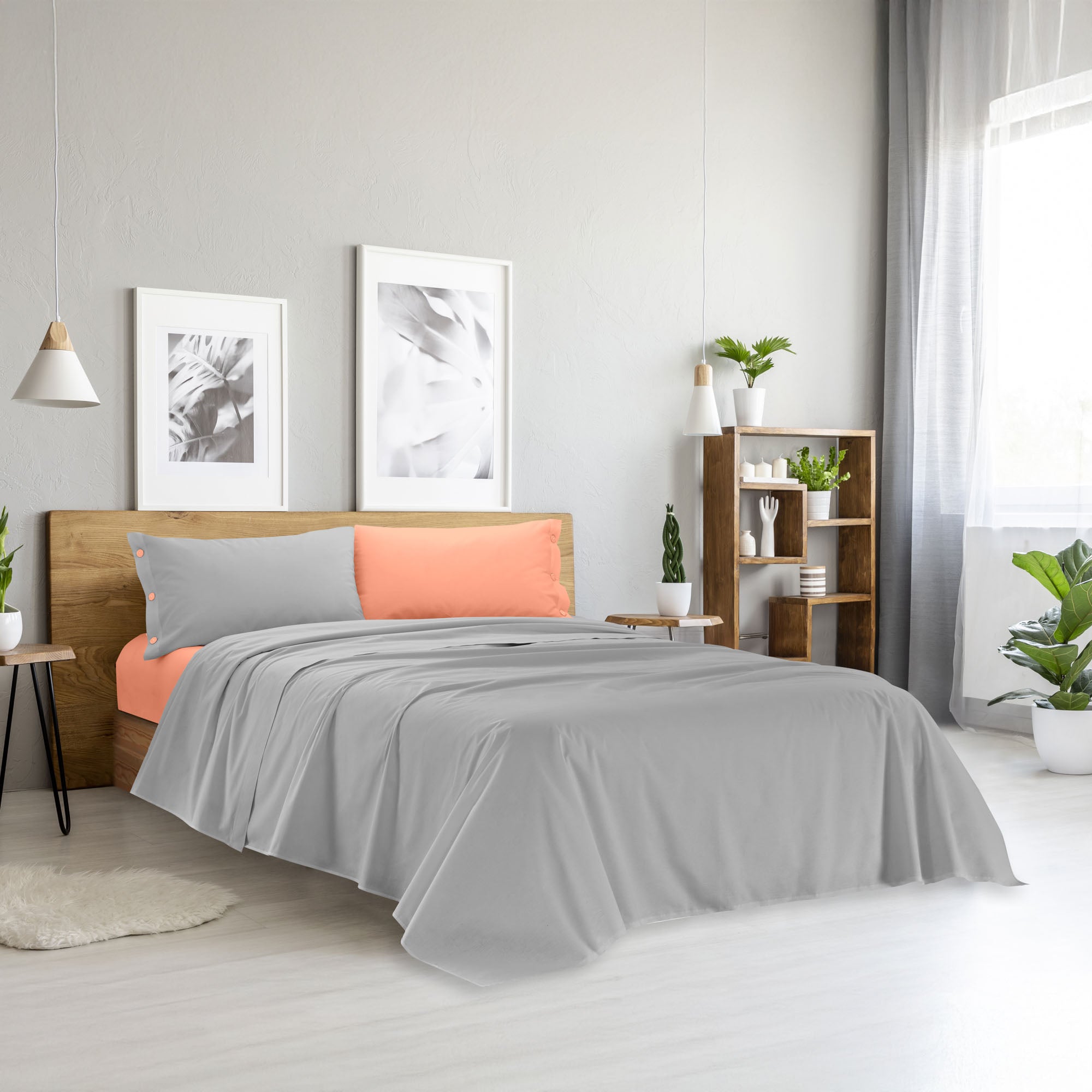 Completo Letto Matrimoniale in Cotone Collezione Good Vibes