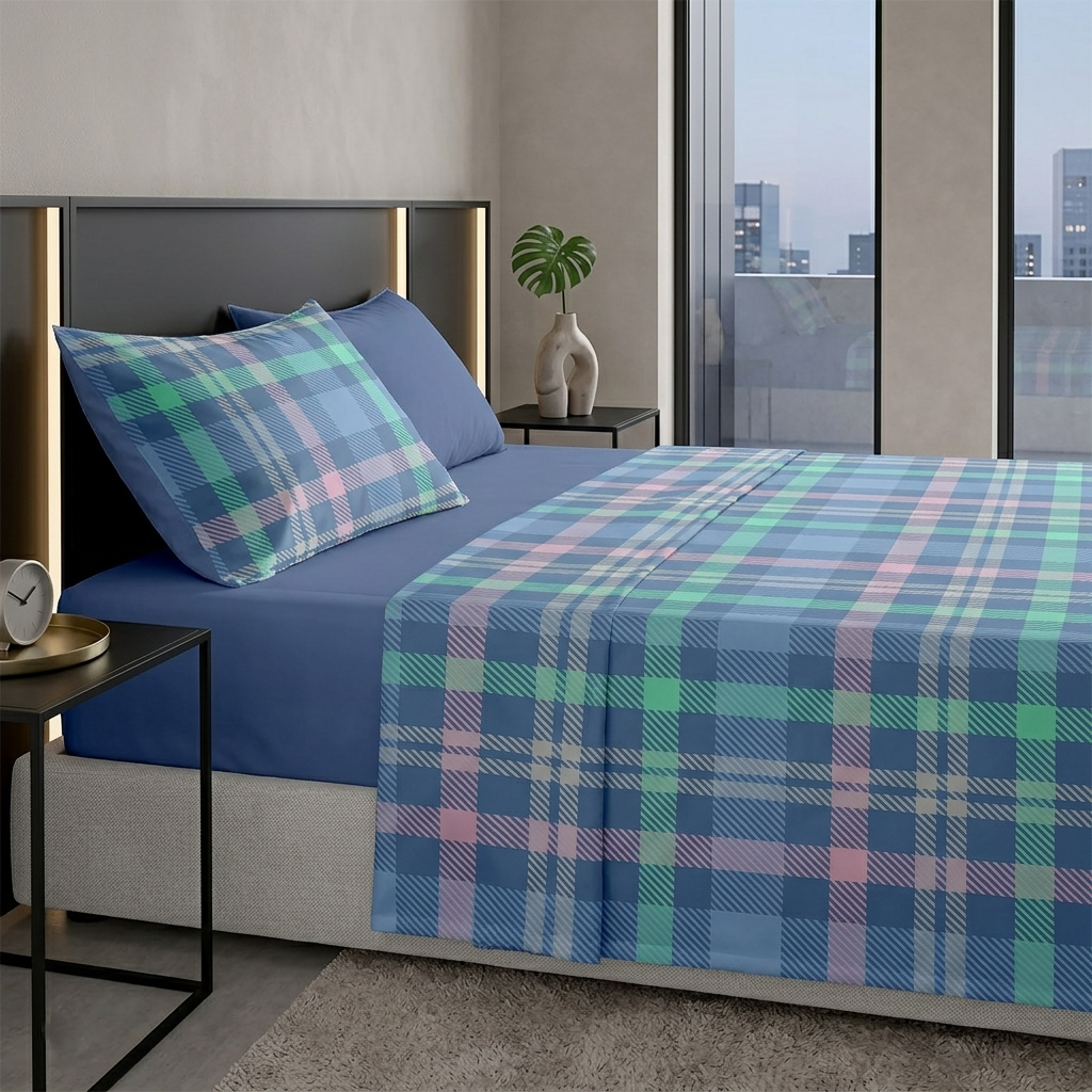 #color_Tartan Blu
#taglia_matrimoniale