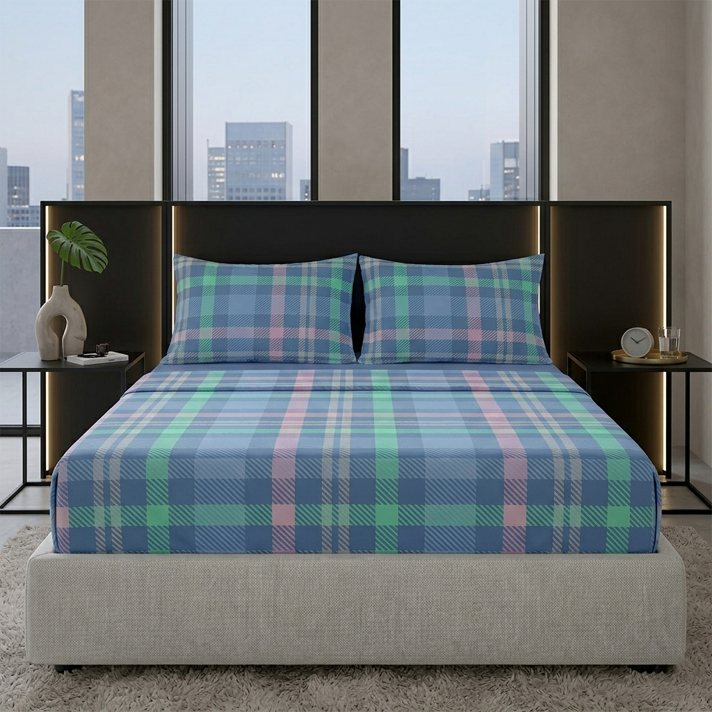 #color_Tartan Blu
#taglia_matrimoniale