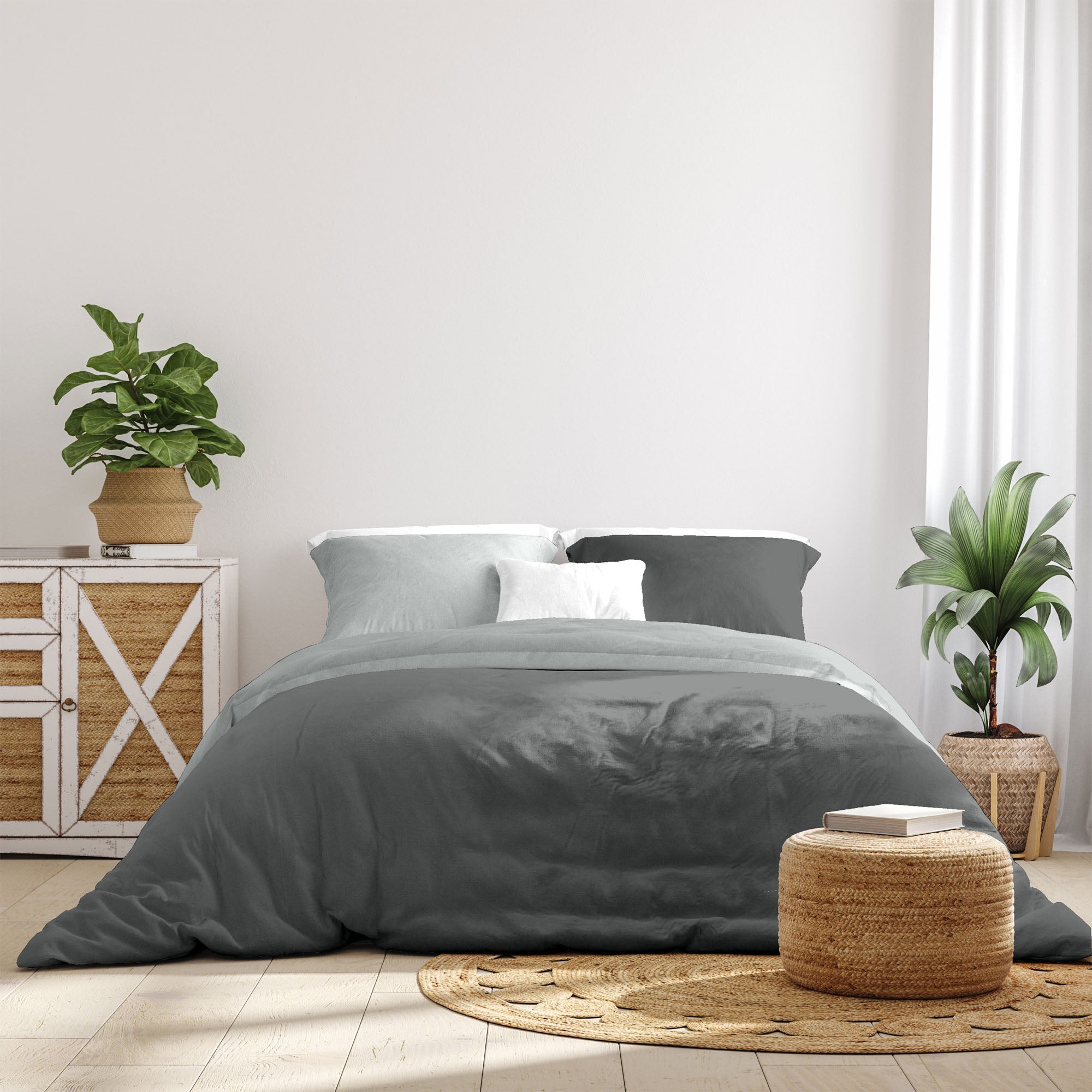 Parure Copripiumino Matrimoniale in Morbida Microfibra Everyday