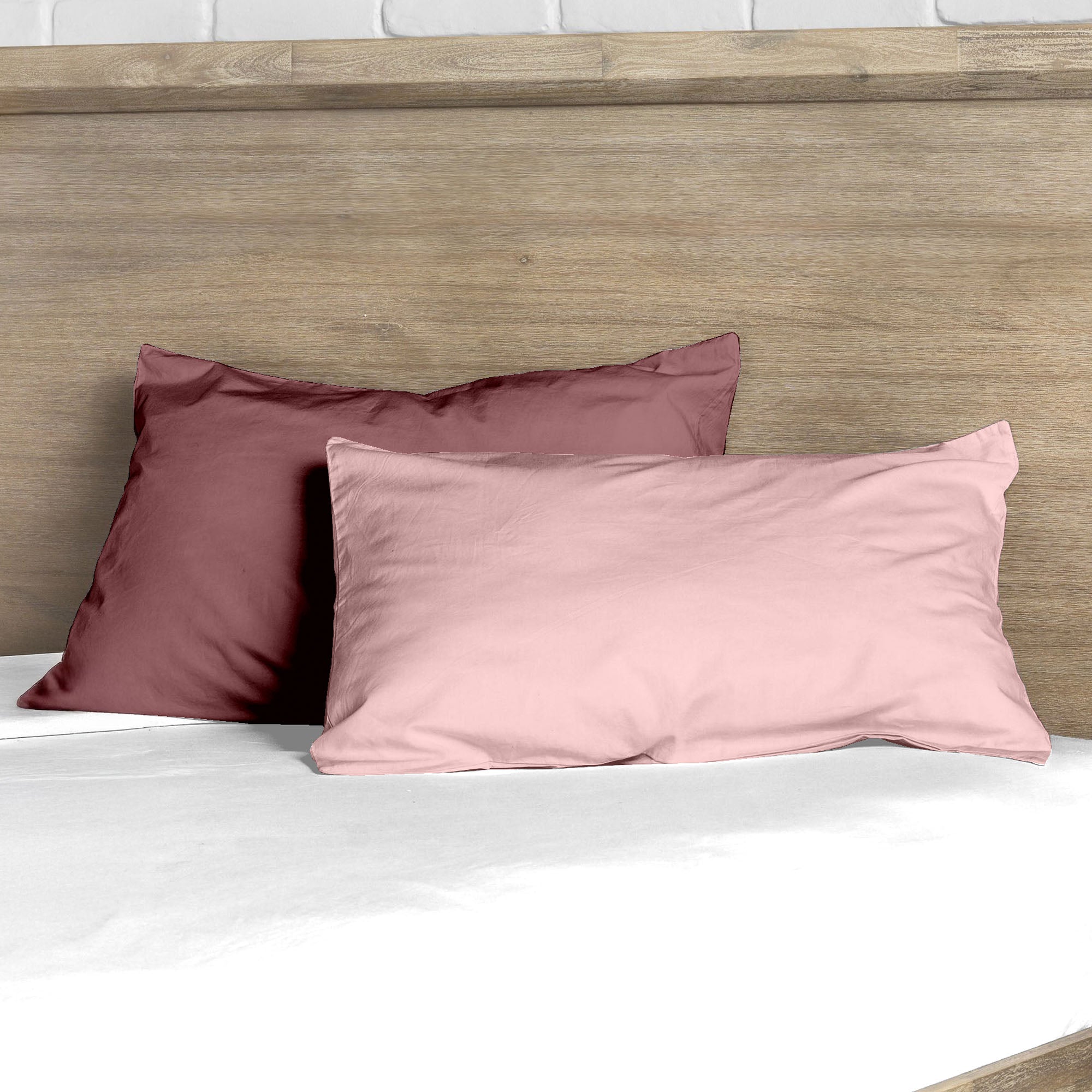 Coppia Federe per Cuscini Letto in Morbida Microfibra Ruggeri Everyday