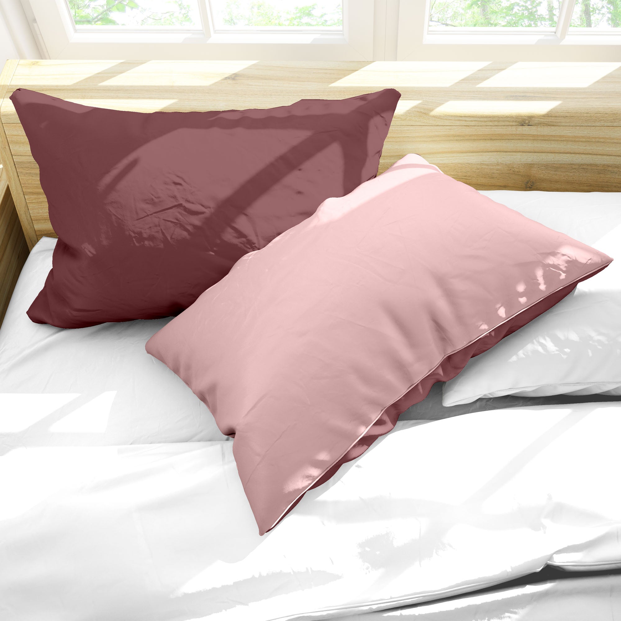 Coppia Federe per Cuscini Letto in Morbida Microfibra Ruggeri Everyday