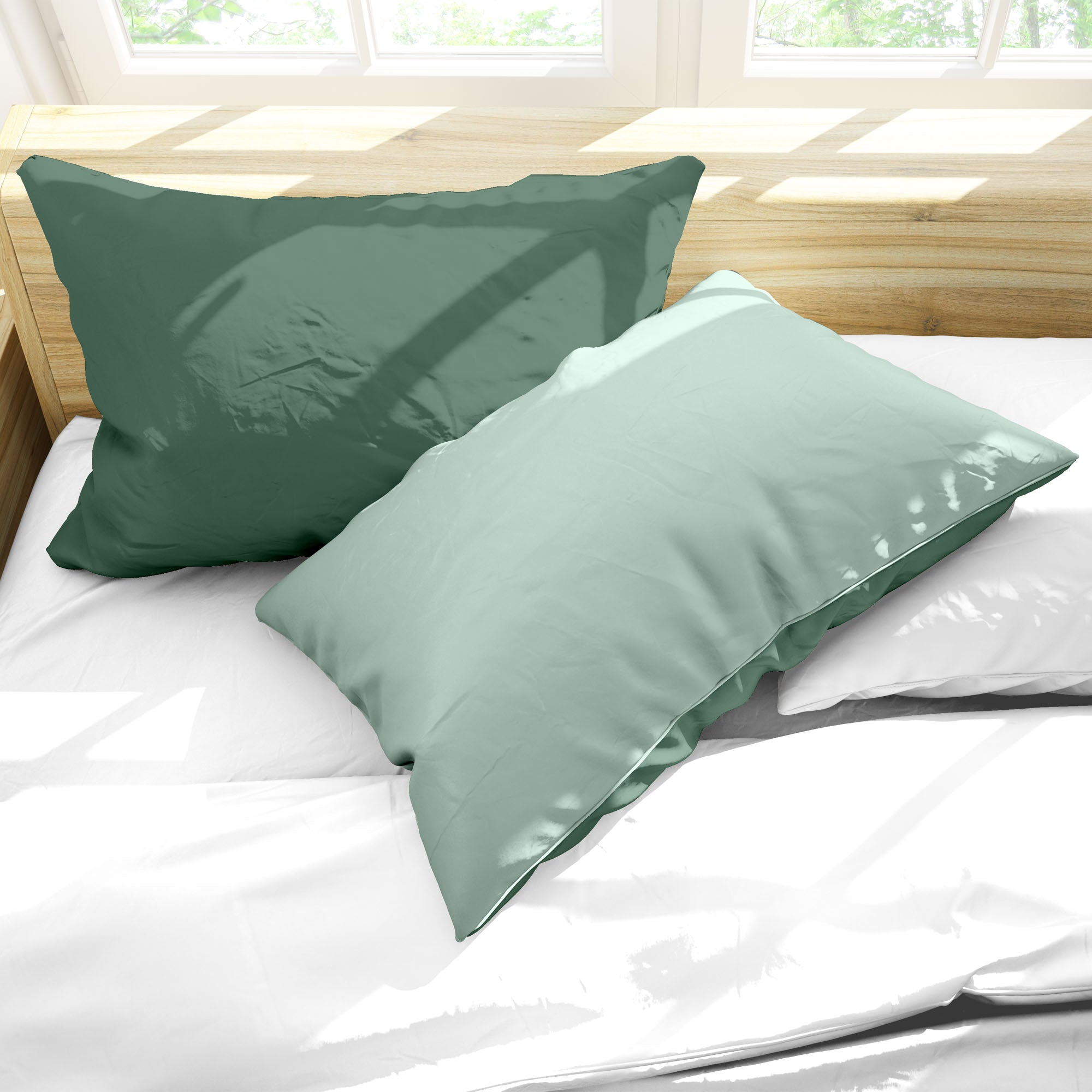 Coppia Federe per Cuscini Letto in Morbida Microfibra Ruggeri Everyday