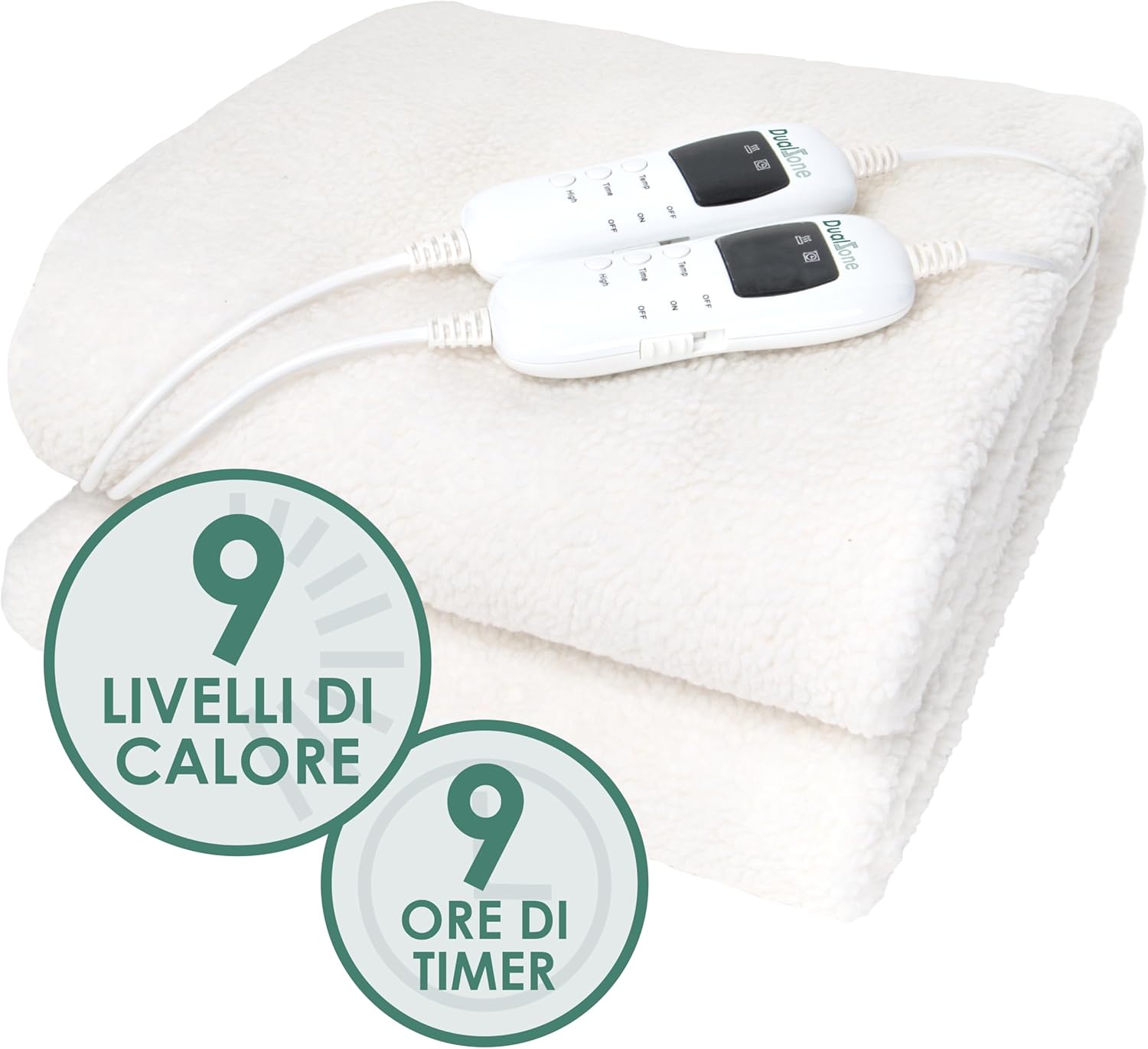 Scaldaletto Matrimoniale Dual Zone 150x160 cm by Gilania