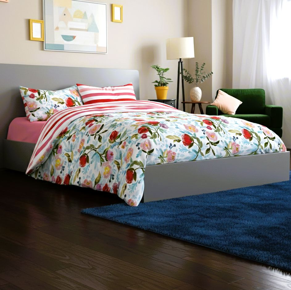 Completo Copripiumino in Cotone Doubleface by Parah