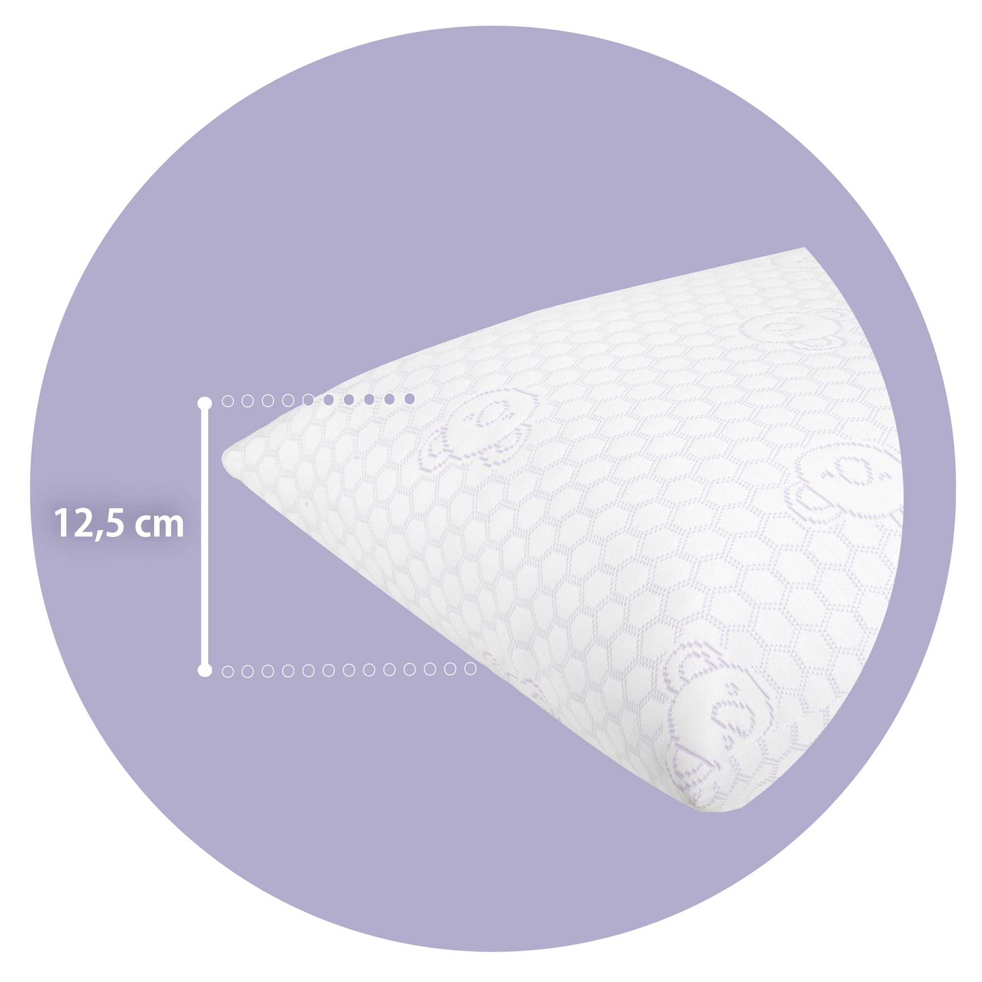 Puckie - Guanciale in Memory Foam con Stampa 3D - Design Unico - Made in Italy