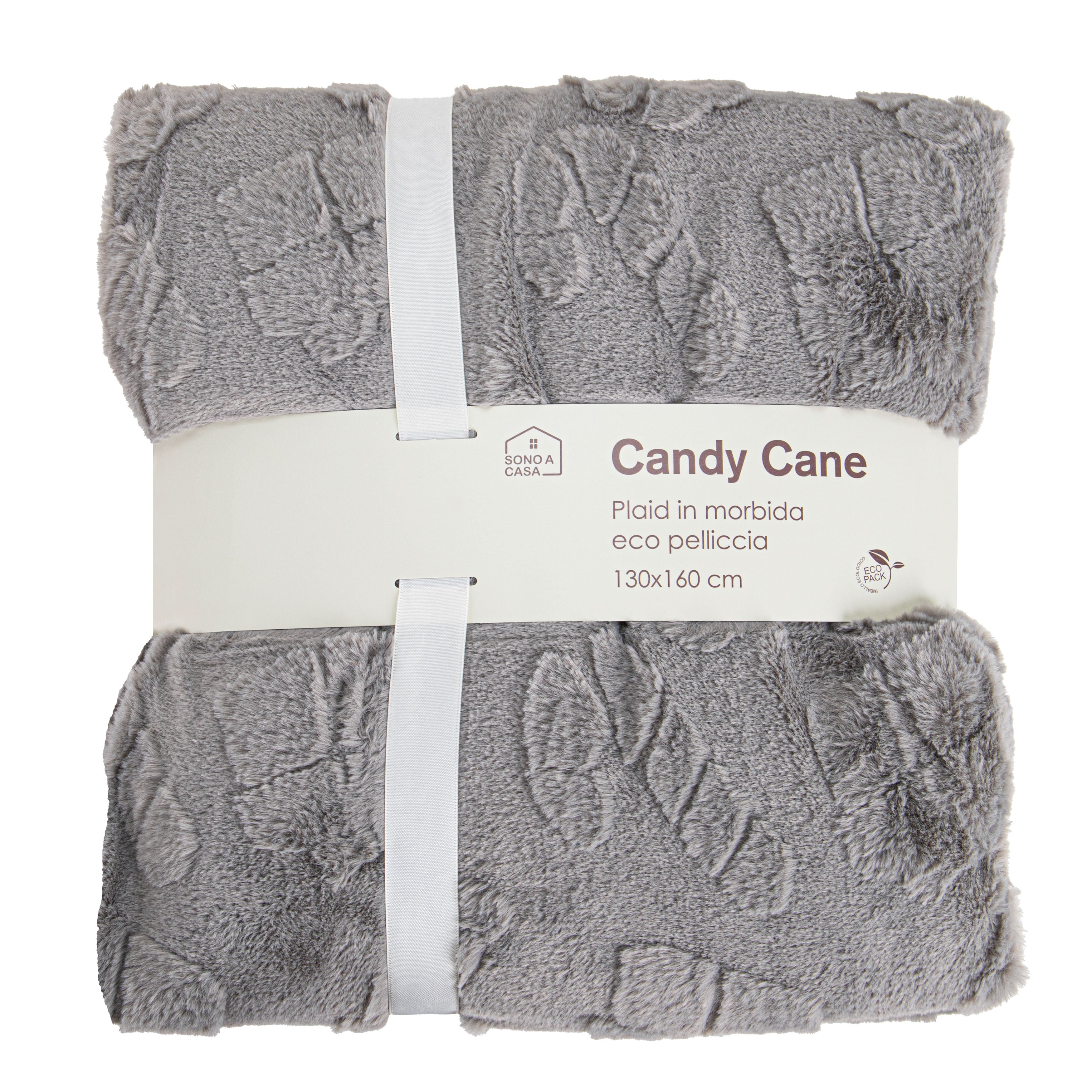 Plaid Rabbit Candy Cane in Morbidissima Flanella di Microfibra by Sono a Casa