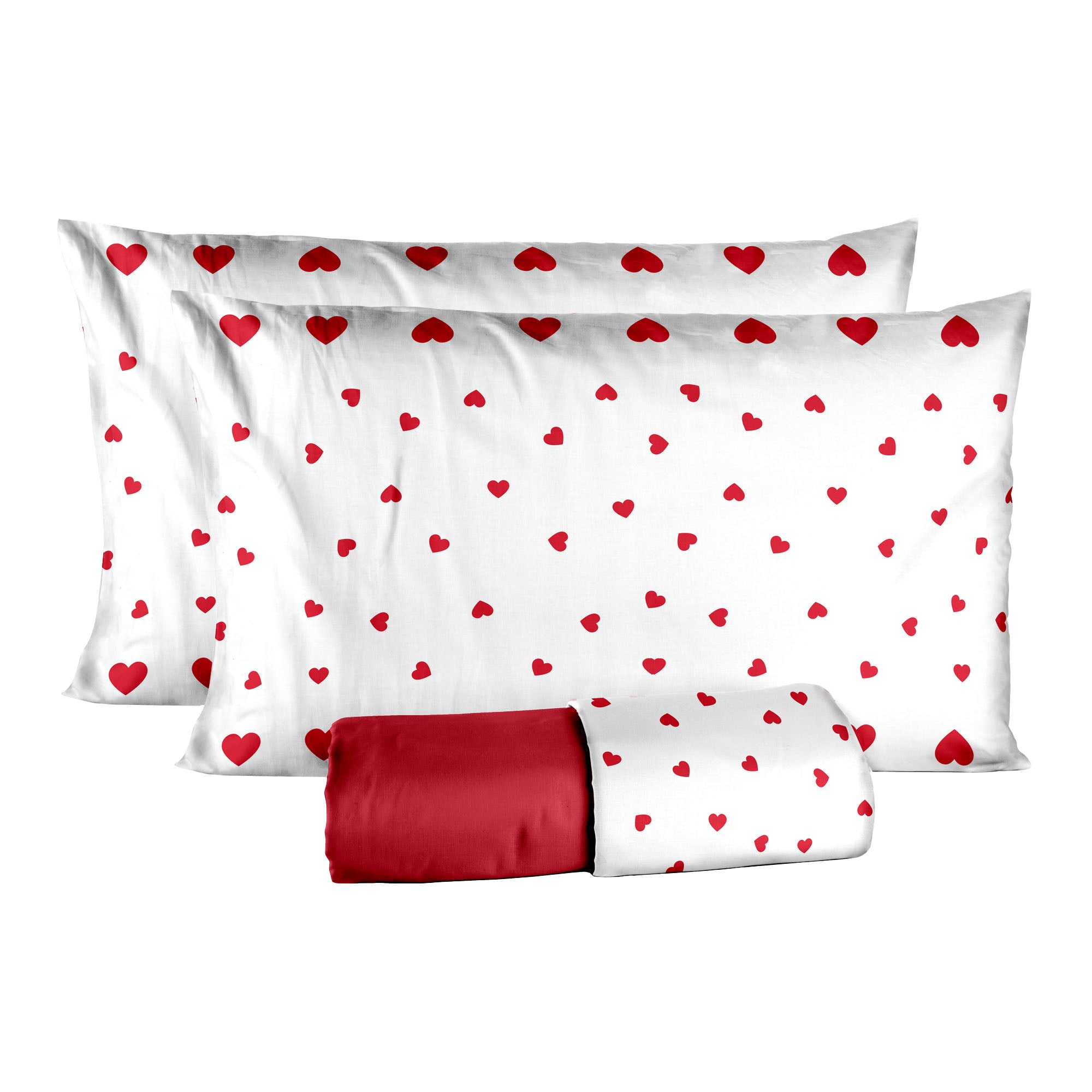 💕 Completo Letto Matrimoniale Cuoricini in Cotone by Sono a Casa💕