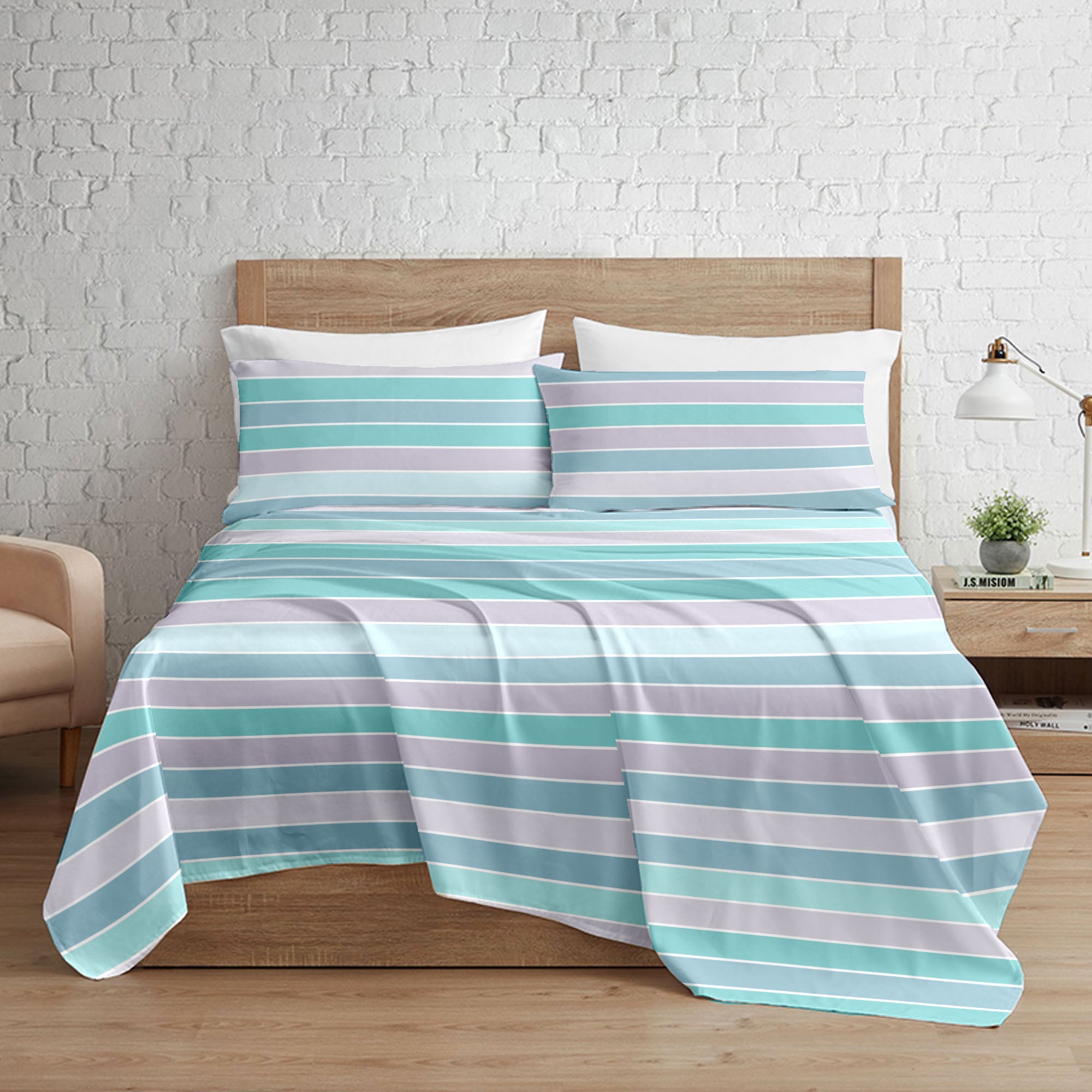 Completo Letto in Cotone di Alta Qualità Morbido e Traspirante by Ruggeri