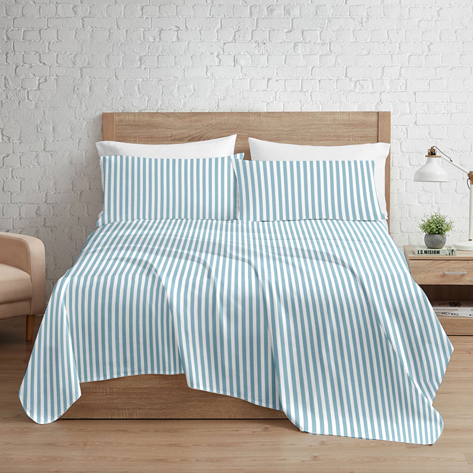 Completo Letto in Cotone di Alta Qualità Morbido e Traspirante by Ruggeri