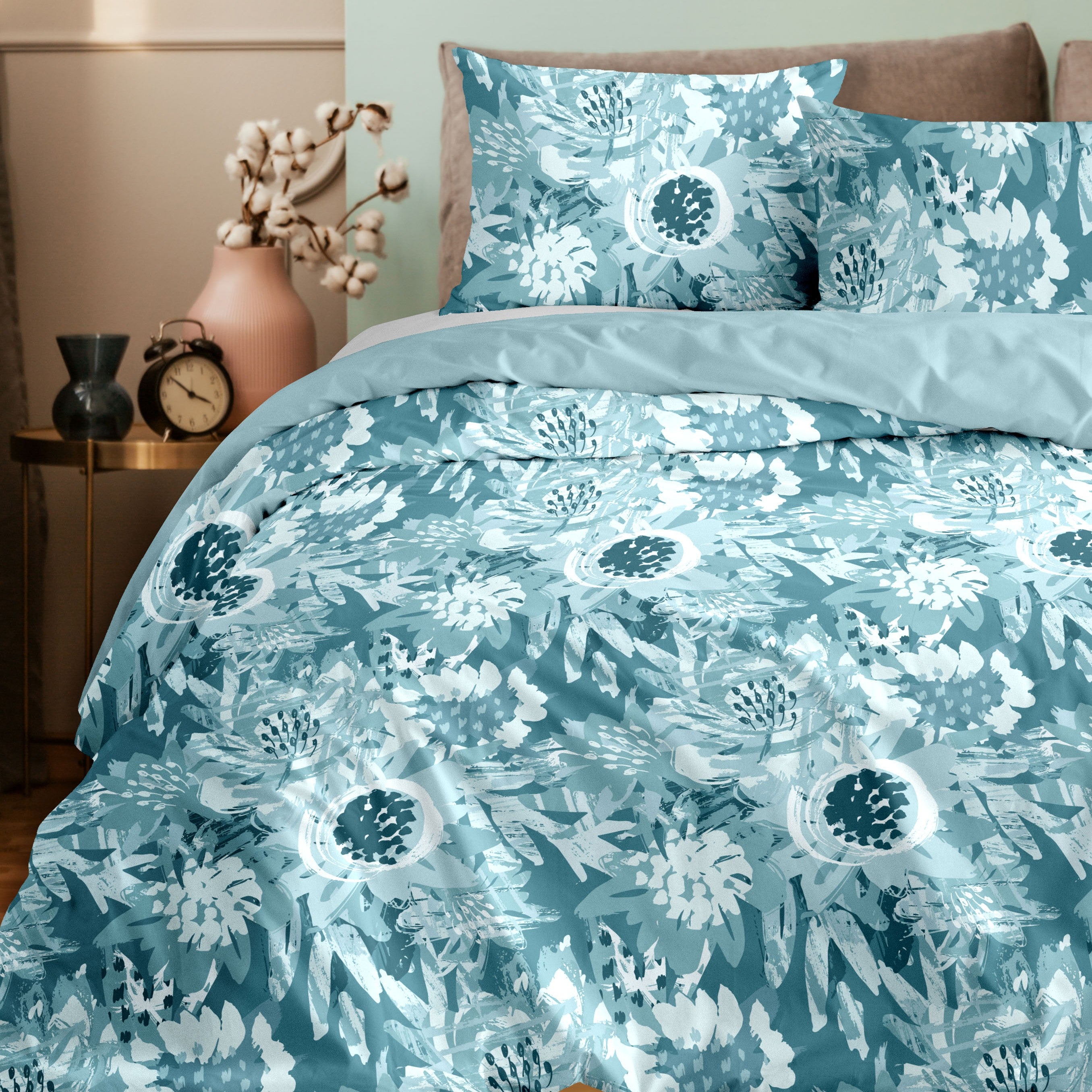 Parure Copripiumino Matrimoniale - 100% Morbida Flanella di Alta Qualità