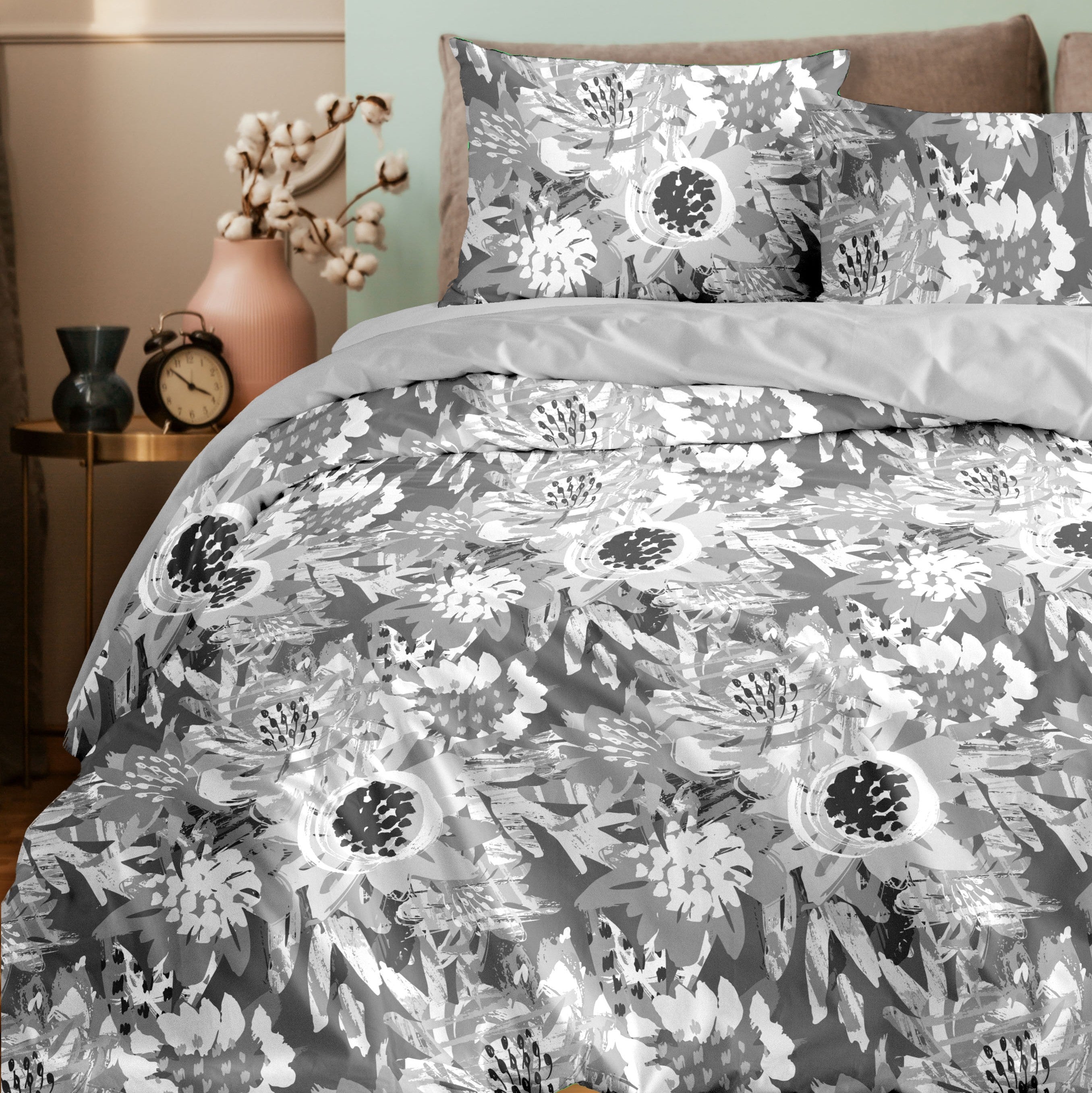 Parure Copripiumino Matrimoniale - 100% Morbida Flanella di Alta Qualità