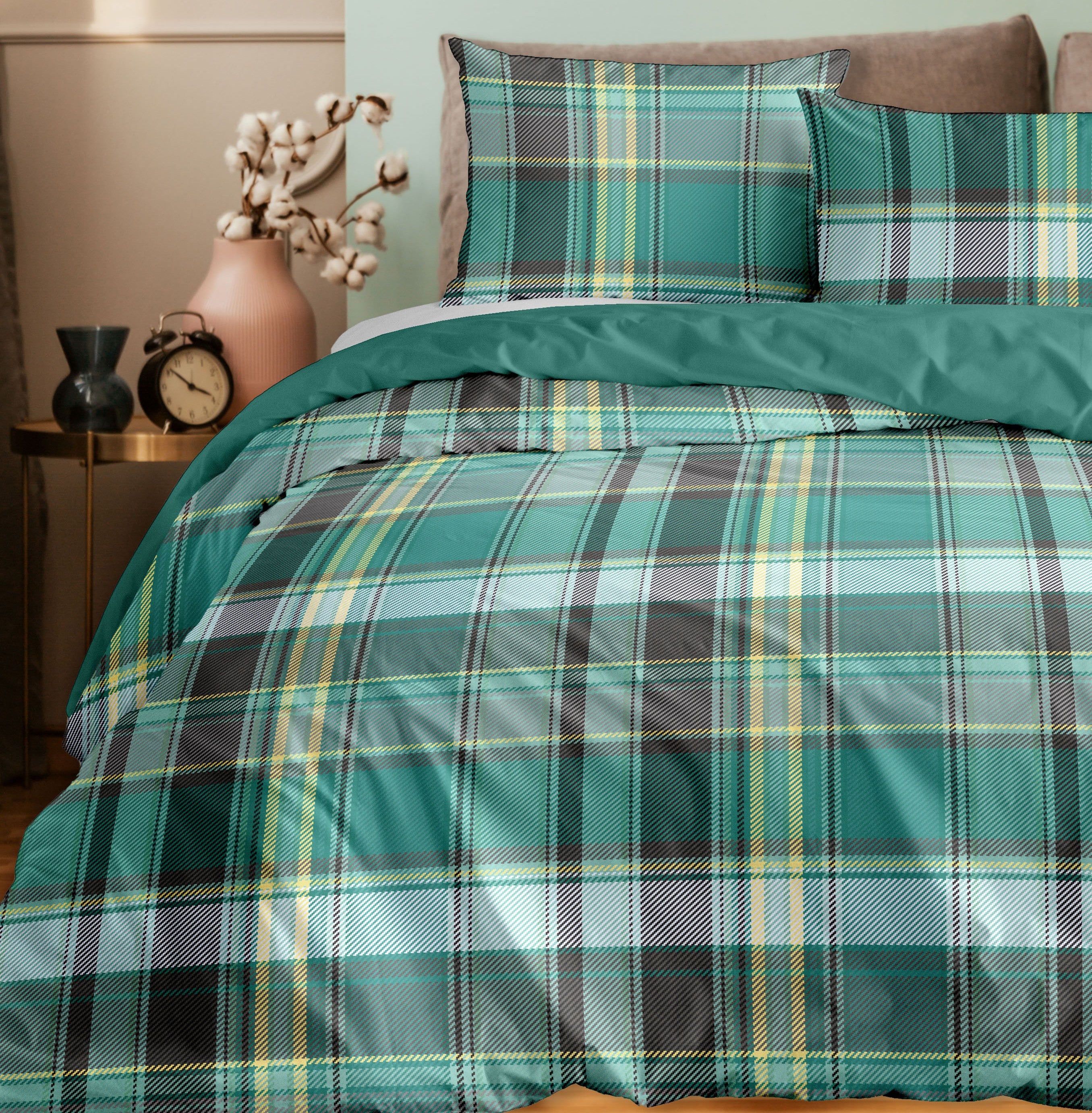 Parure Copripiumino Matrimoniale - 100% Morbida Flanella di Alta Qualità