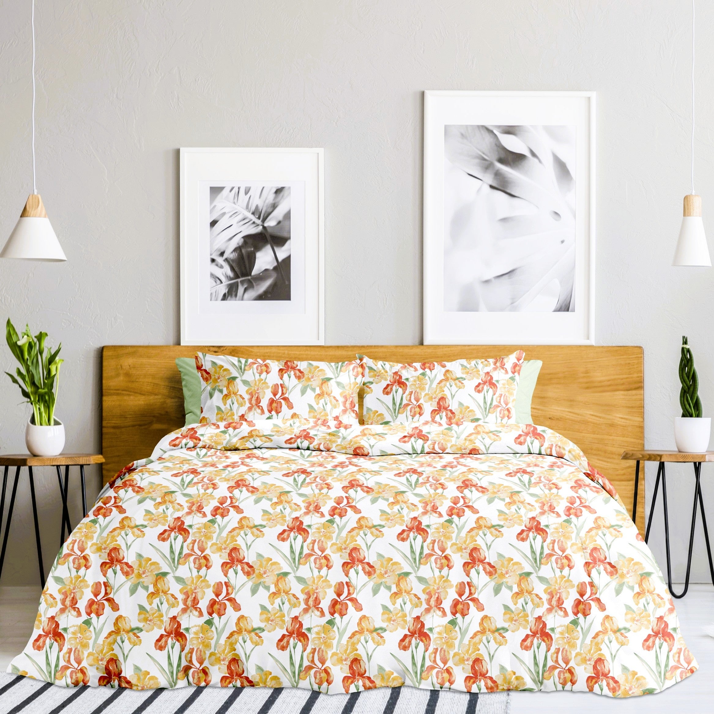 Parure Copripiumino Doubleface Matrimoniale in cotone by Parah