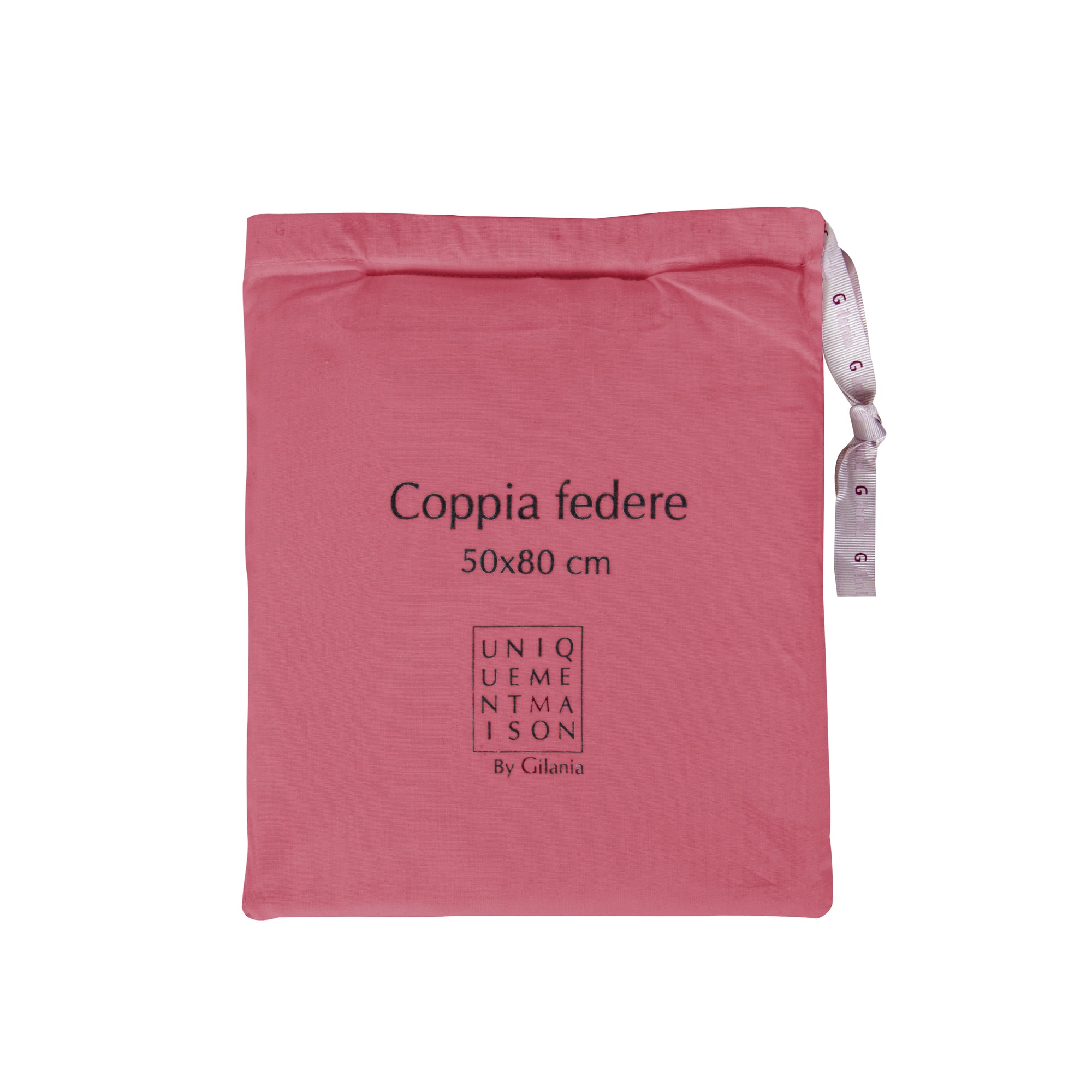 Coppia Federe in Percalle di Puro Cotone Collezione Lecti by Gilania