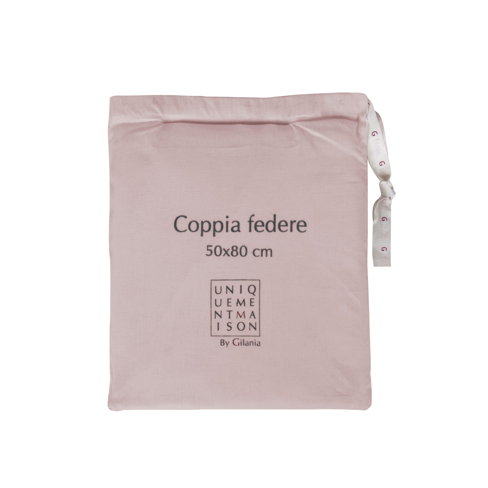 Coppia Federe in Percalle di Puro Cotone Collezione Lecti by Gilania