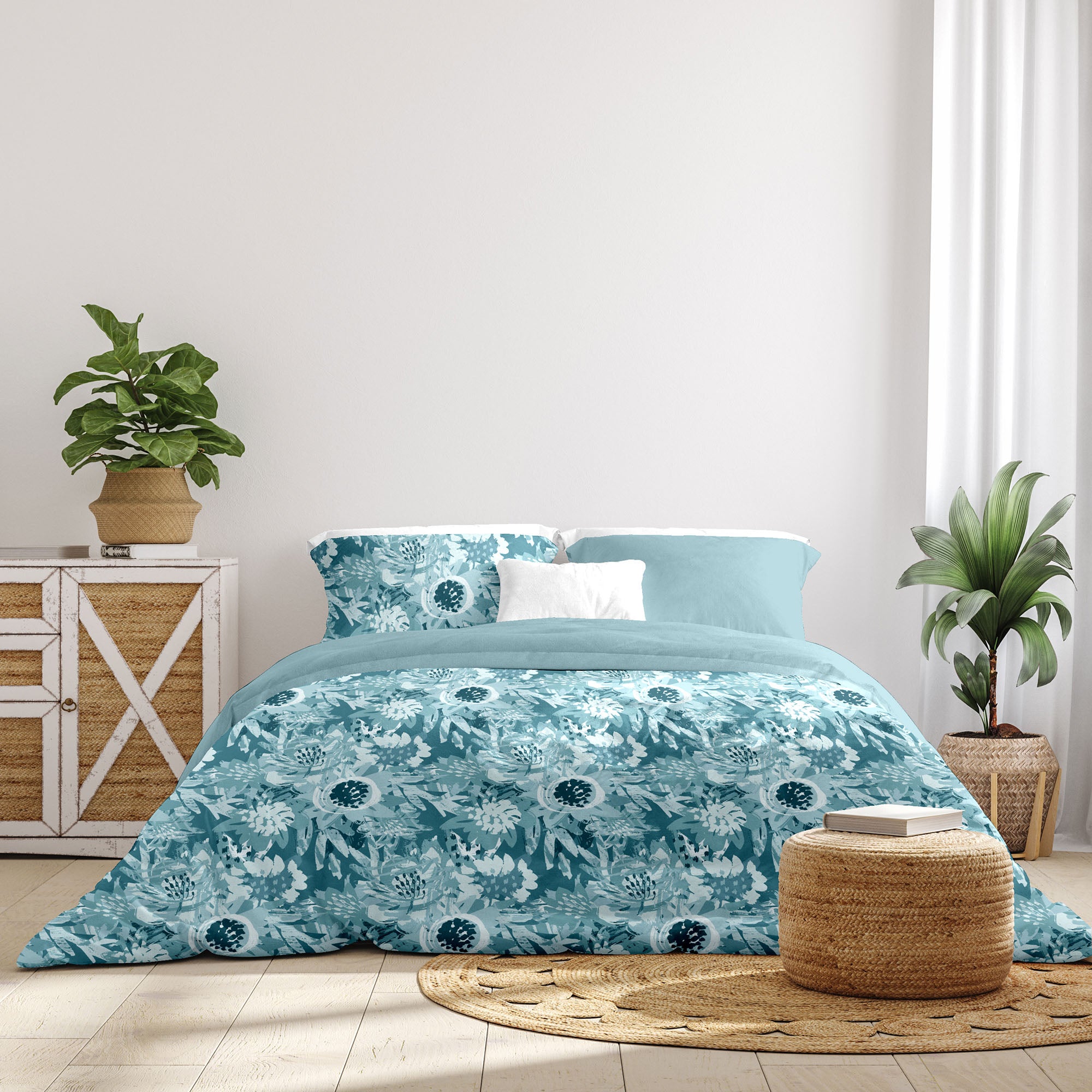 Parure Copripiumino Matrimoniale - 100% Morbida Flanella di Alta Qualità