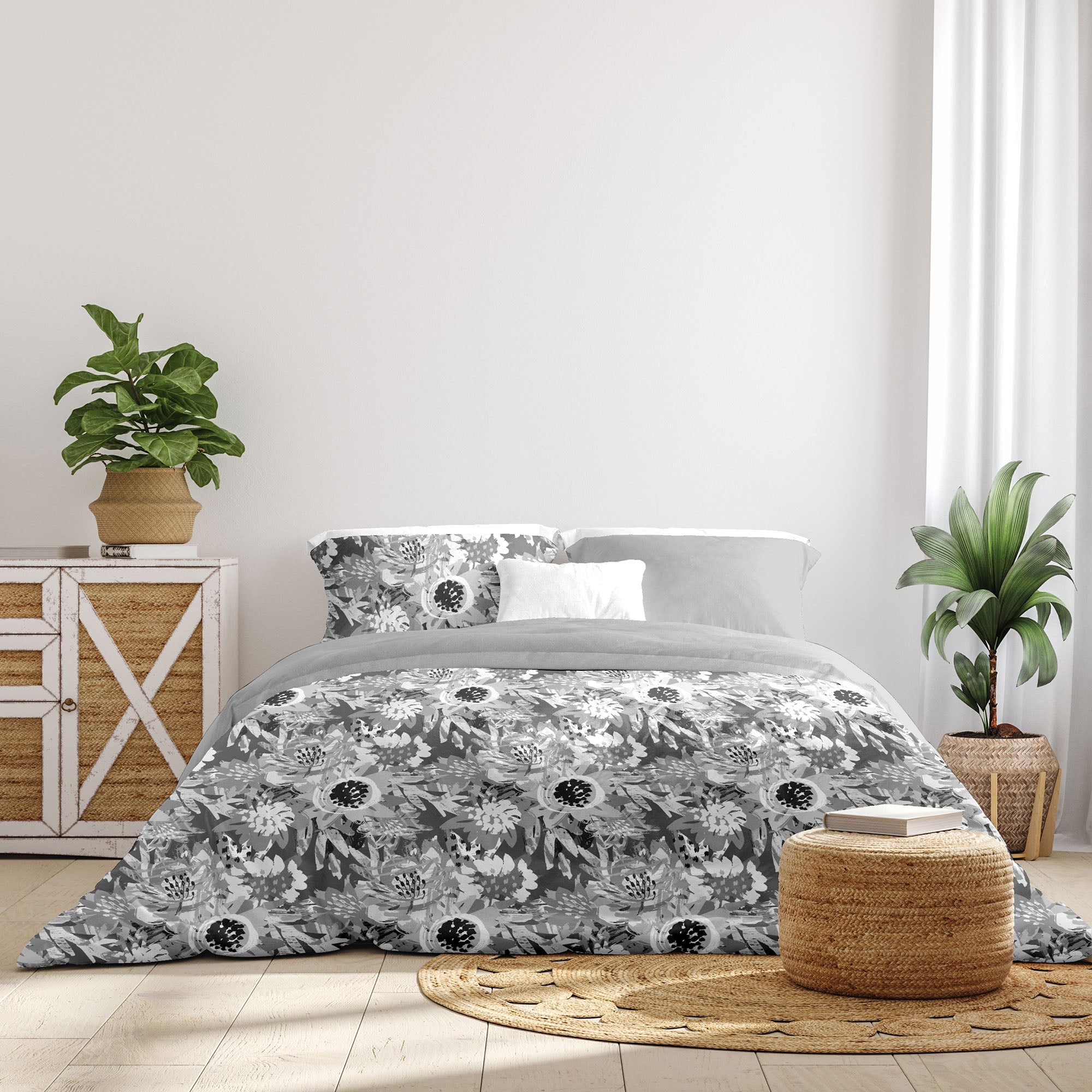 Parure Copripiumino Matrimoniale - 100% Morbida Flanella di Alta Qualità