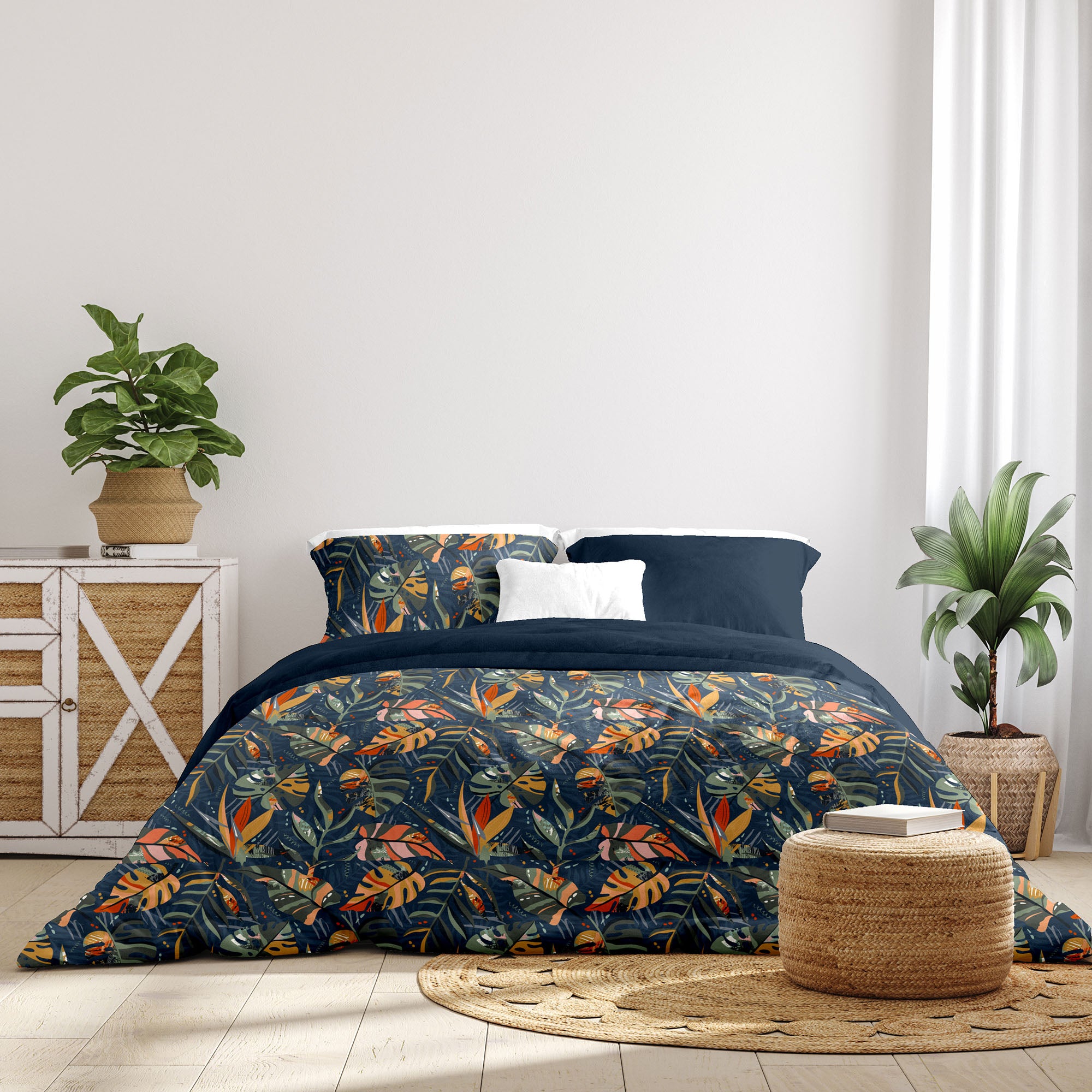 Parure Copripiumino Matrimoniale - 100% Morbida Flanella di Alta Qualità