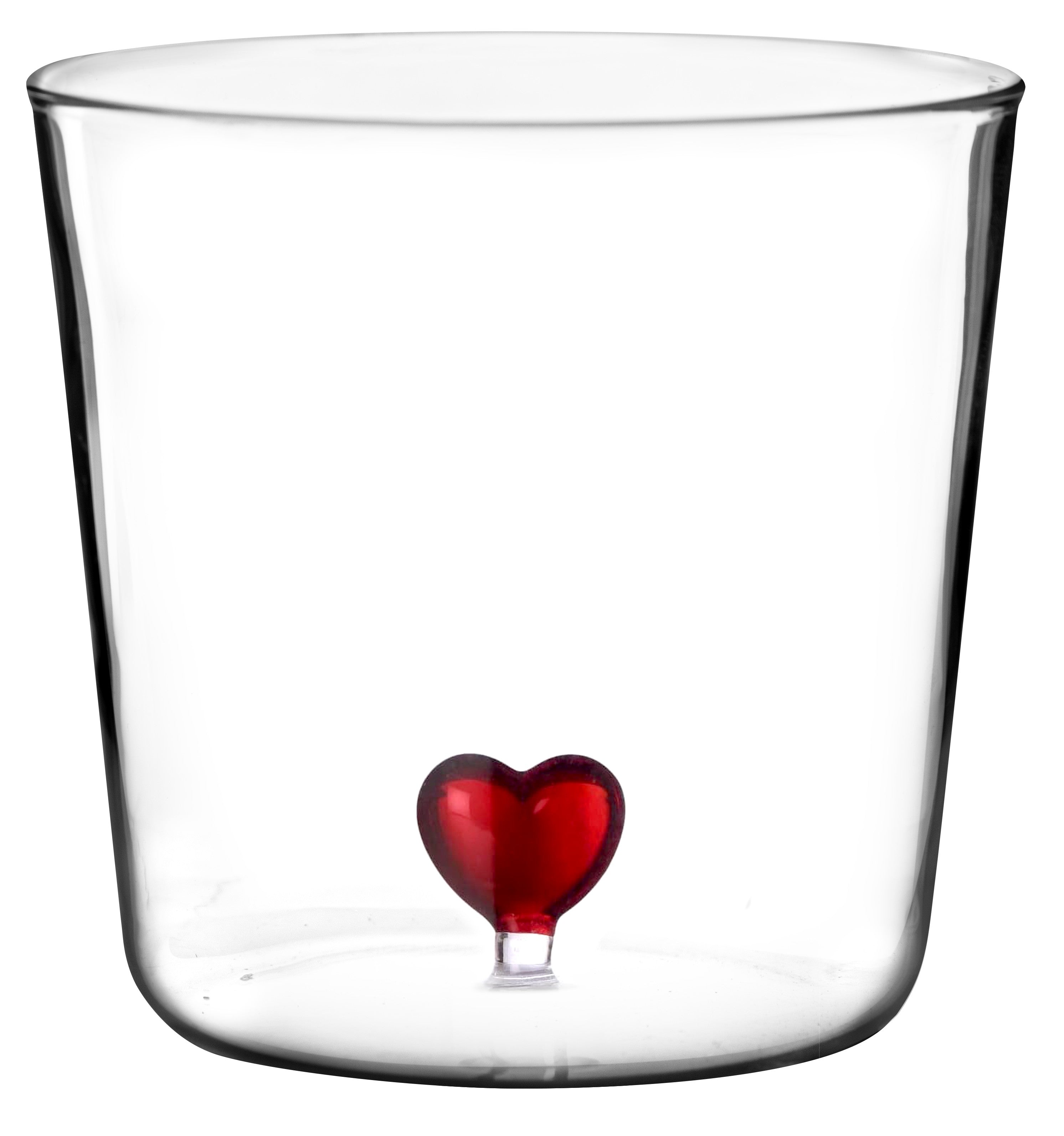 Set 6 Bicchieri Tumbler in Vetro Borosilicato con Icona 3D by Ruggeri