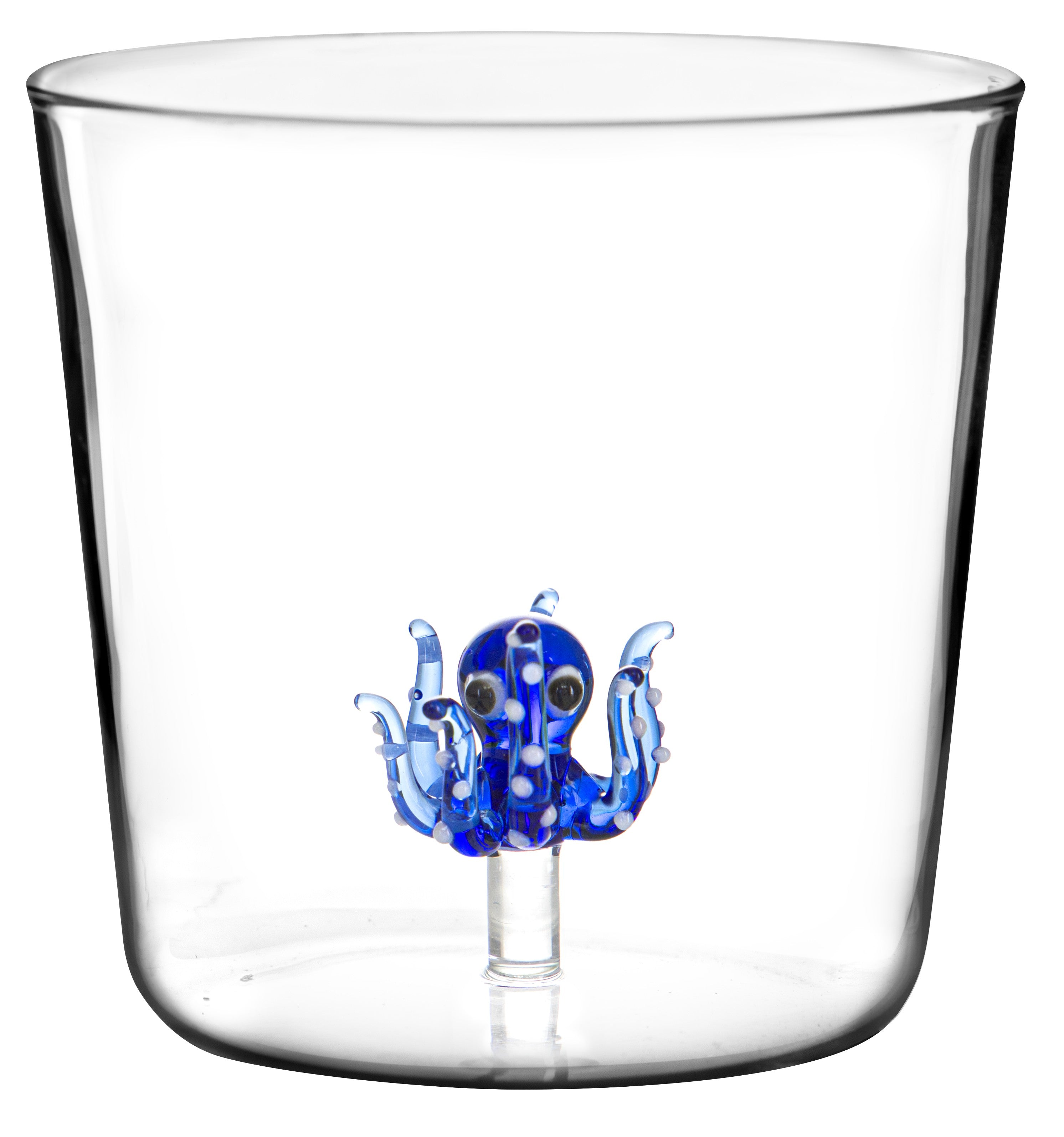 Set 6 Bicchieri Tumbler in Vetro Borosilicato con Icona 3D by Ruggeri