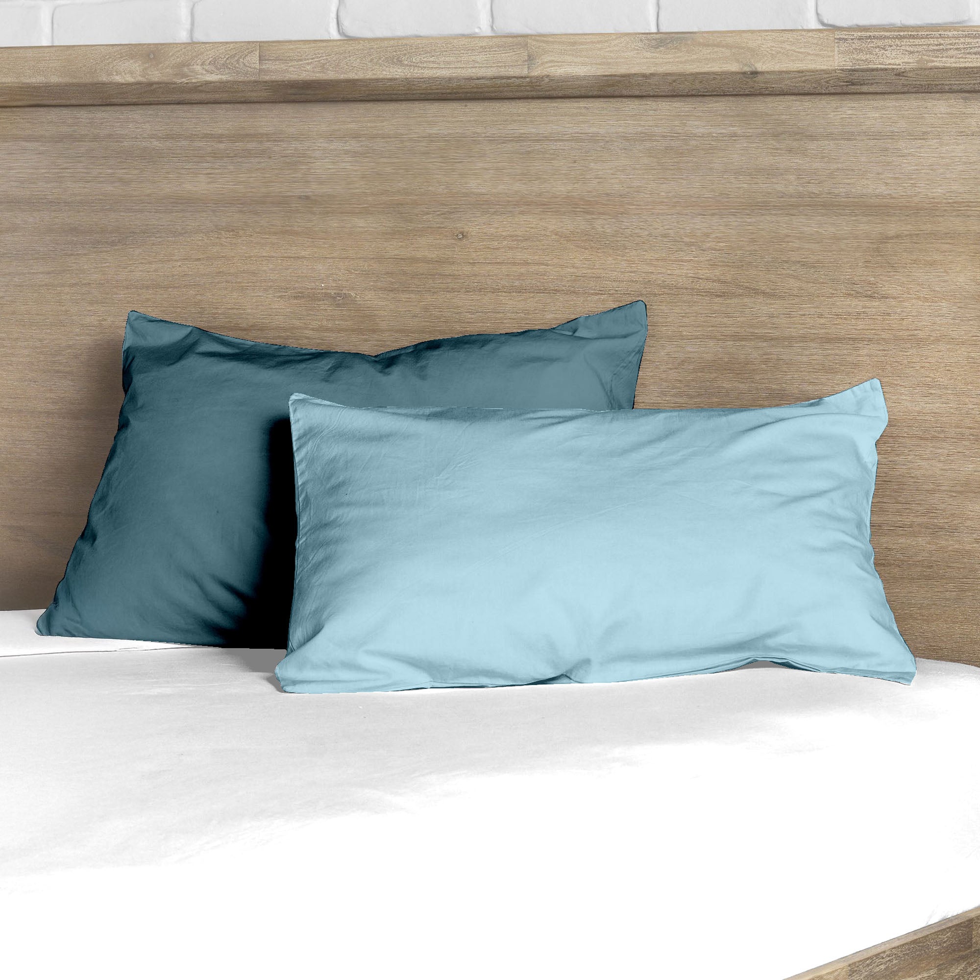 Coppia Federe per Cuscini Letto in Morbida Microfibra Ruggeri Everyday