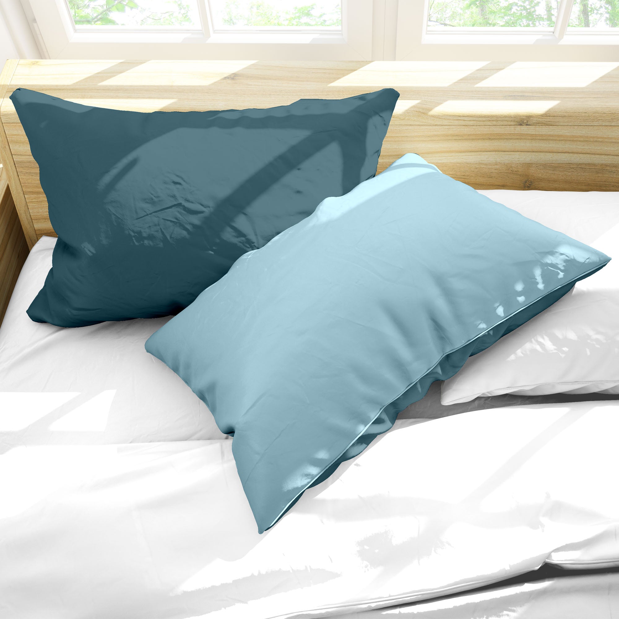 Coppia Federe per Cuscini Letto in Morbida Microfibra Ruggeri Everyday