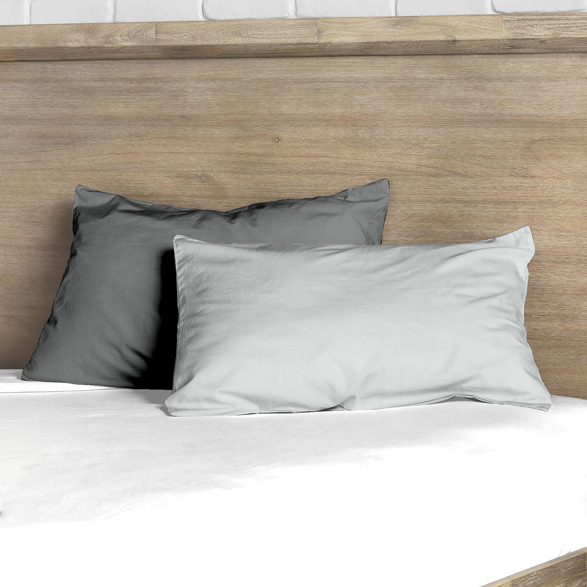 Coppia Federe per Cuscini Letto in Morbida Microfibra Ruggeri Everyday